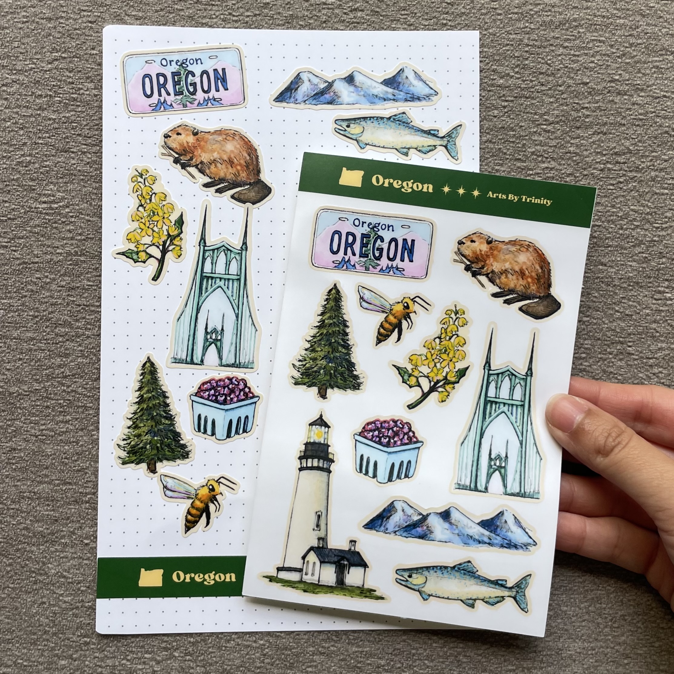Oregon - Sticker Sheet
