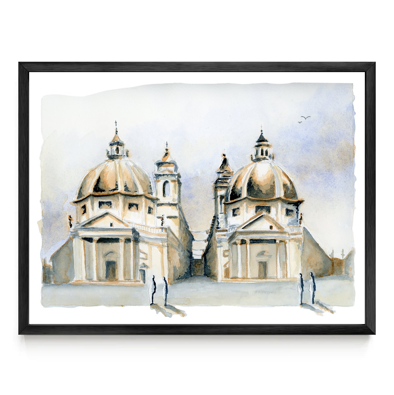 Twin Churches Piazza del Popolo