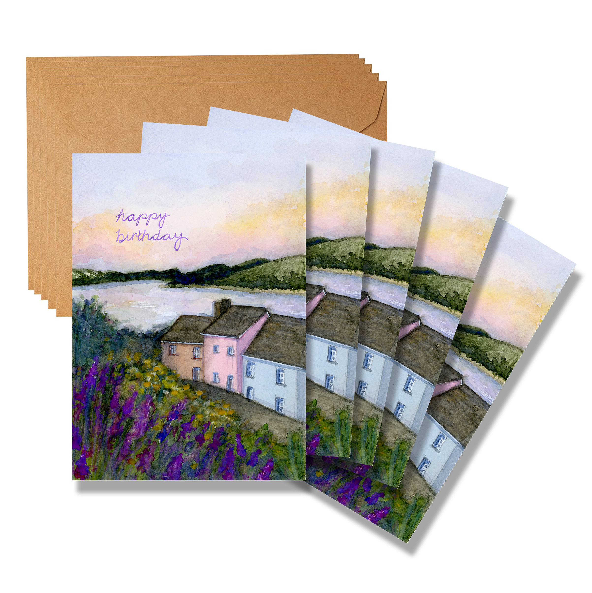 Happy Birthday Card Set