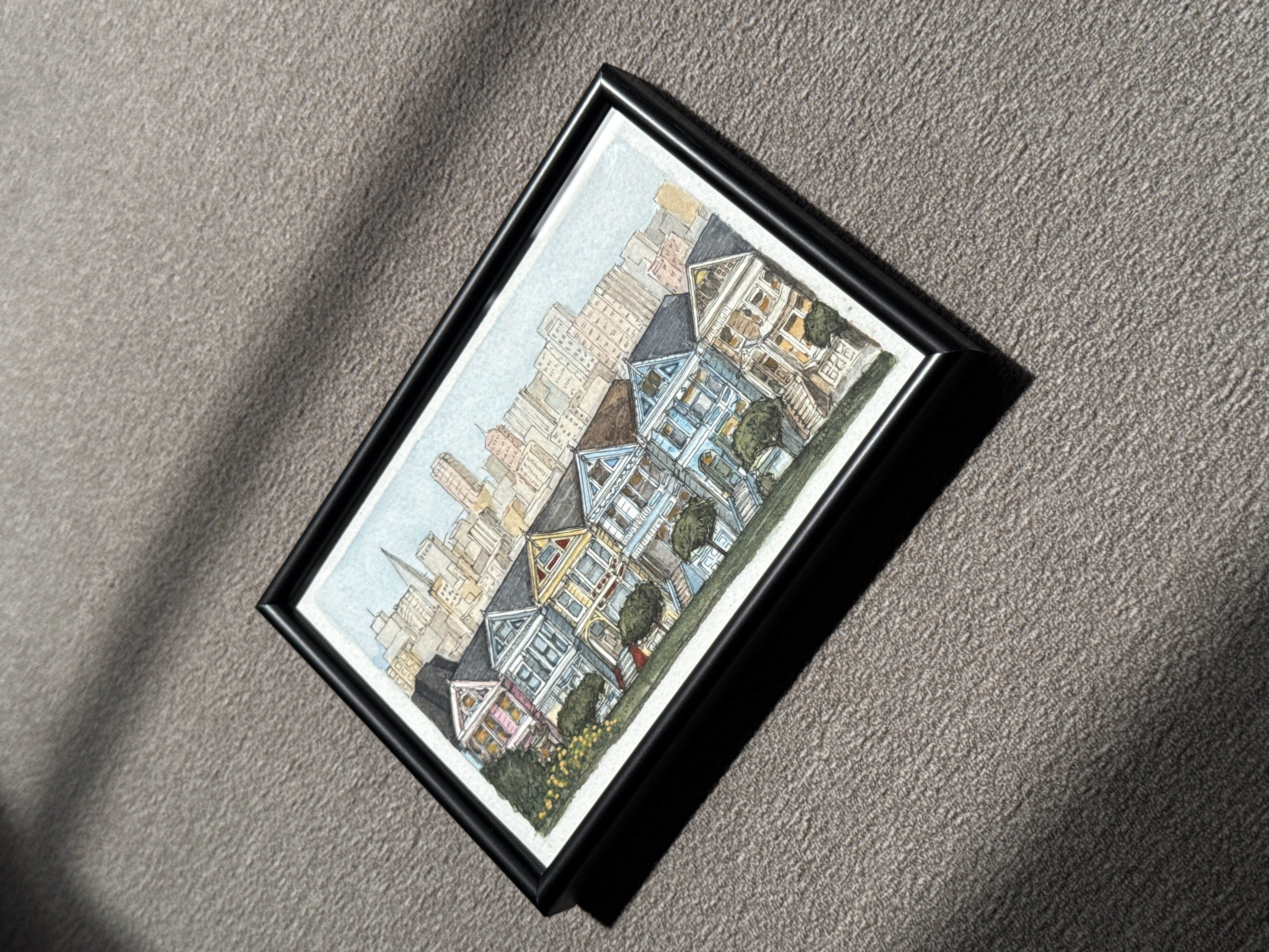 Painted Ladies - 4x6 Original 