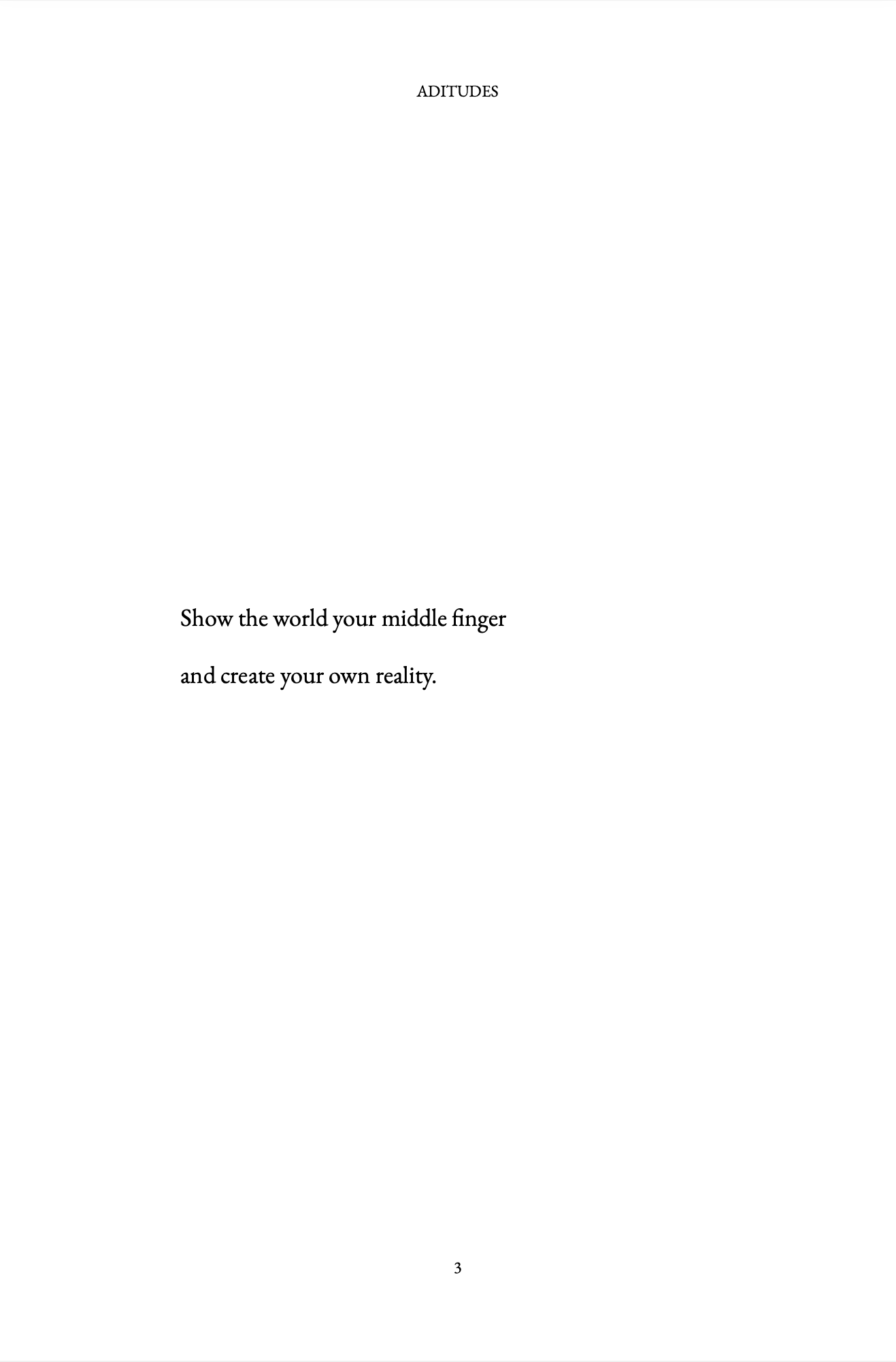 ADITUDES