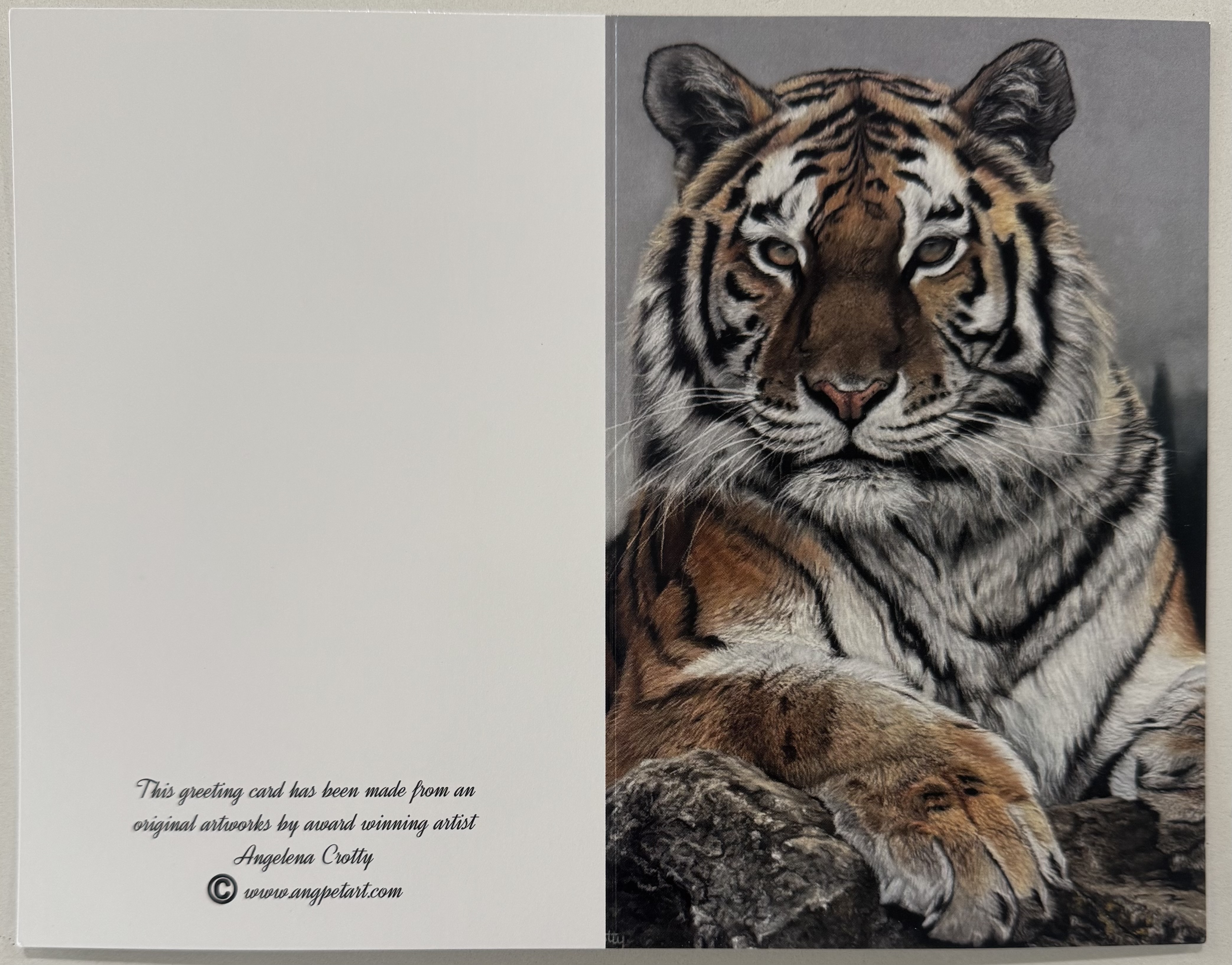 Tiger Greeting Card