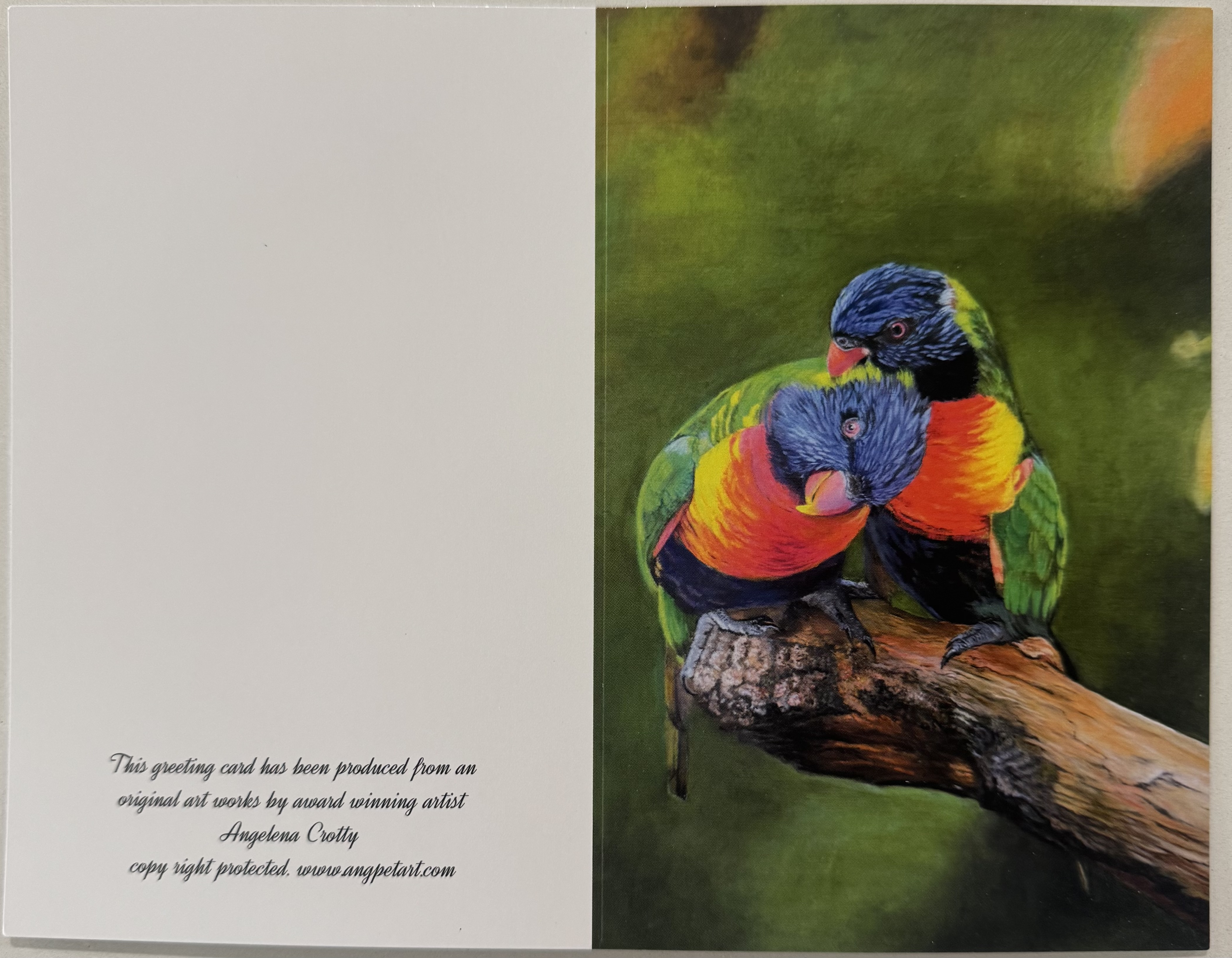 Rainbow Lorikeet Greeting Card