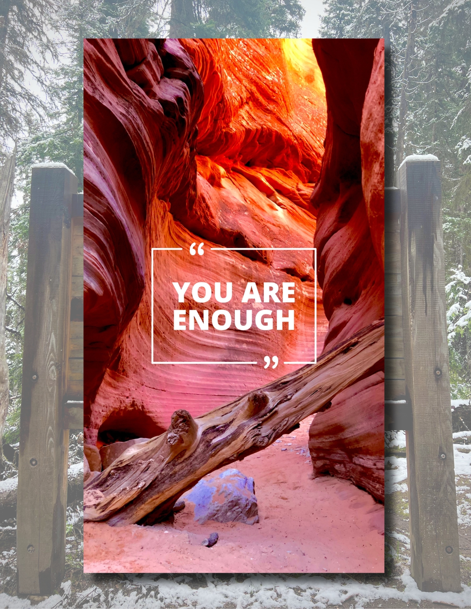 You Are Enough Mobile Wallpaper