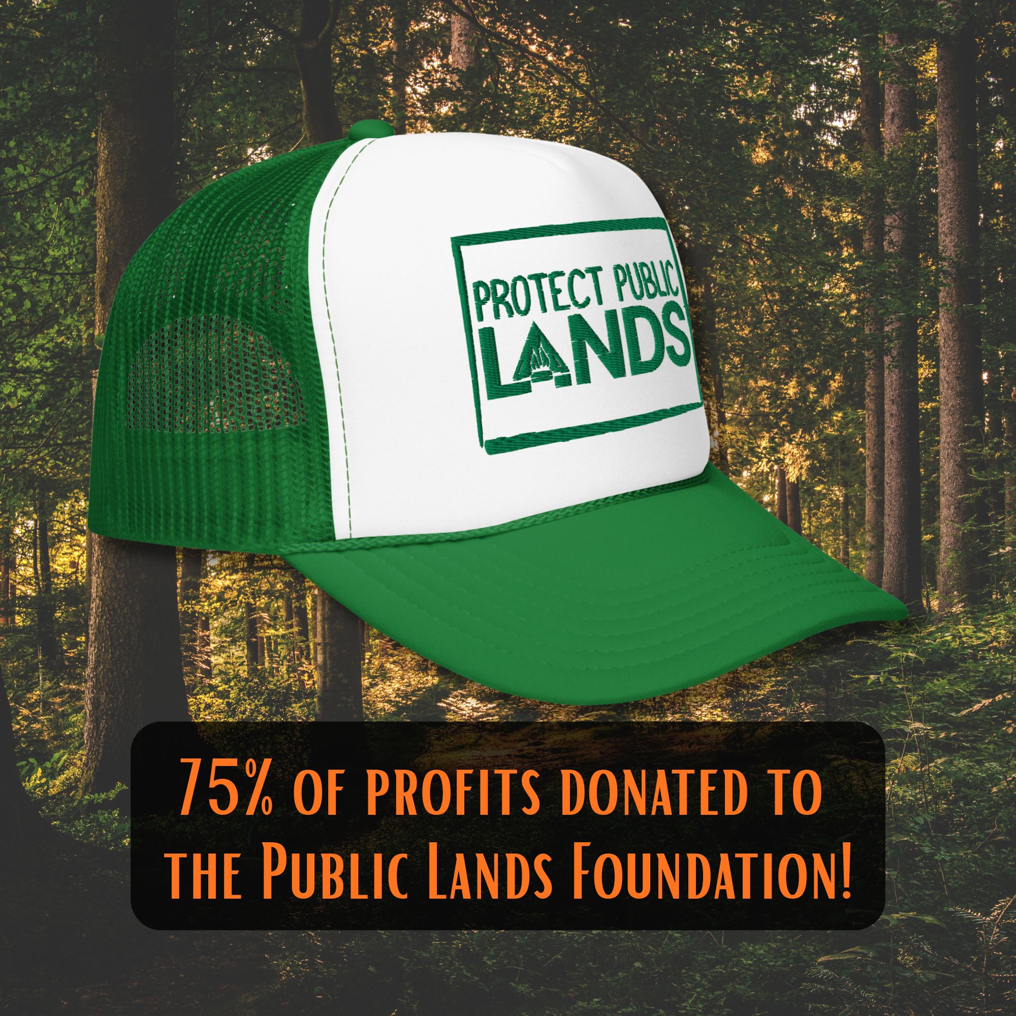 Protect Public Lands Foam Trucker!