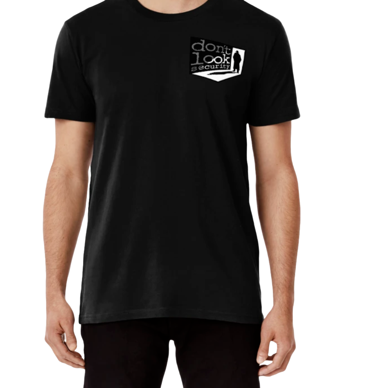 Don't Look Security Premium Logo T-Shirt
