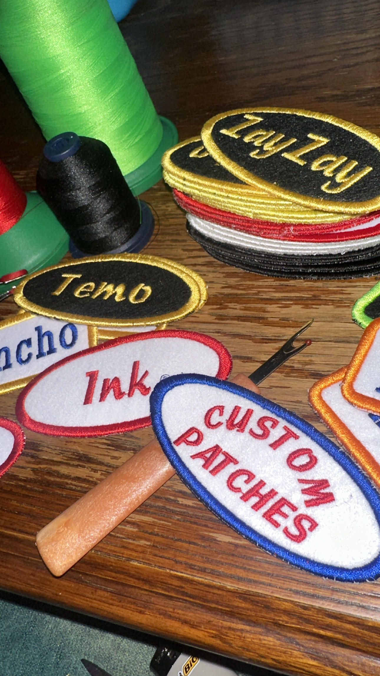PERSONALIZED ADHESIVE NAME PATCH 