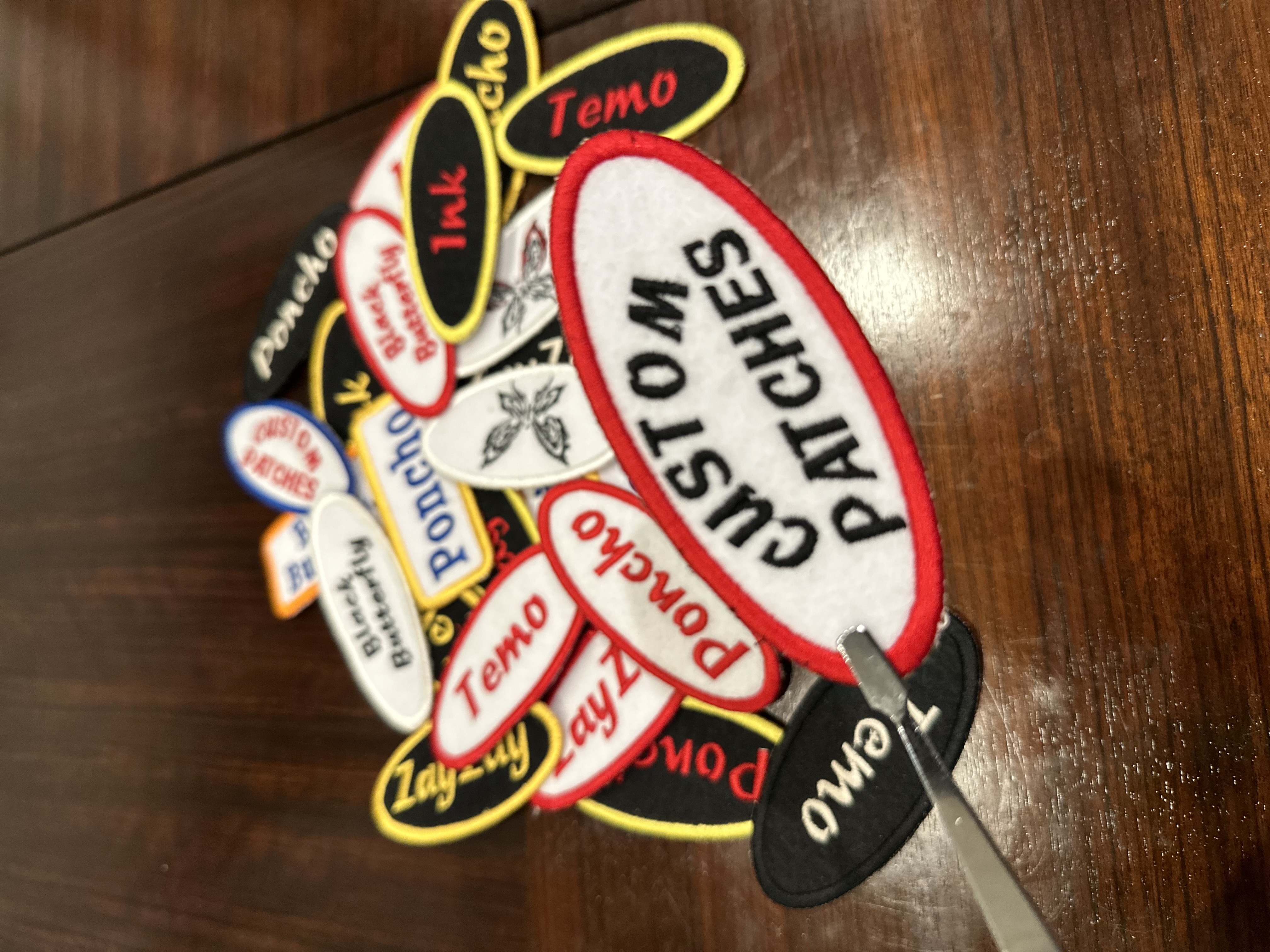 PERSONALIZED ADHESIVE NAME PATCH