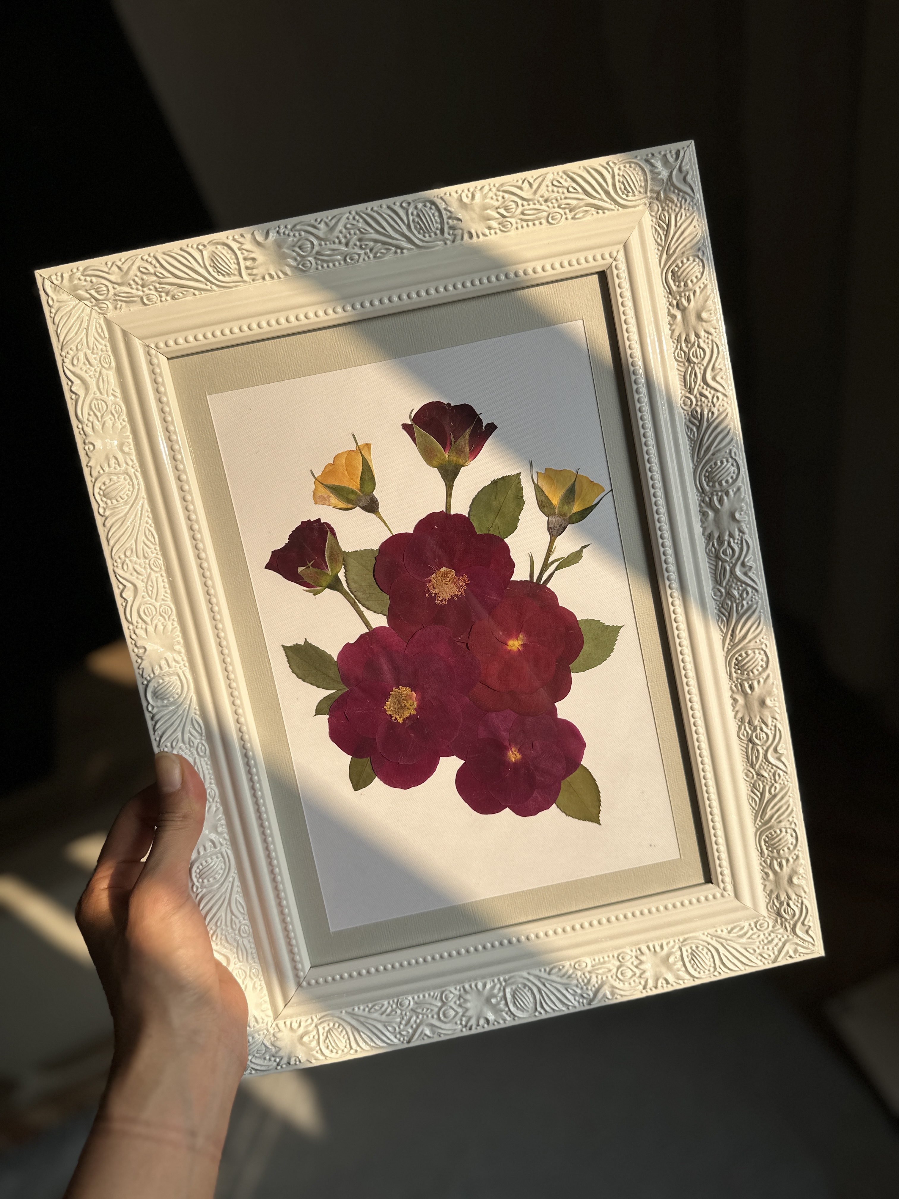 Eternização em moldura provençal 29x38cm ou 38x38cm