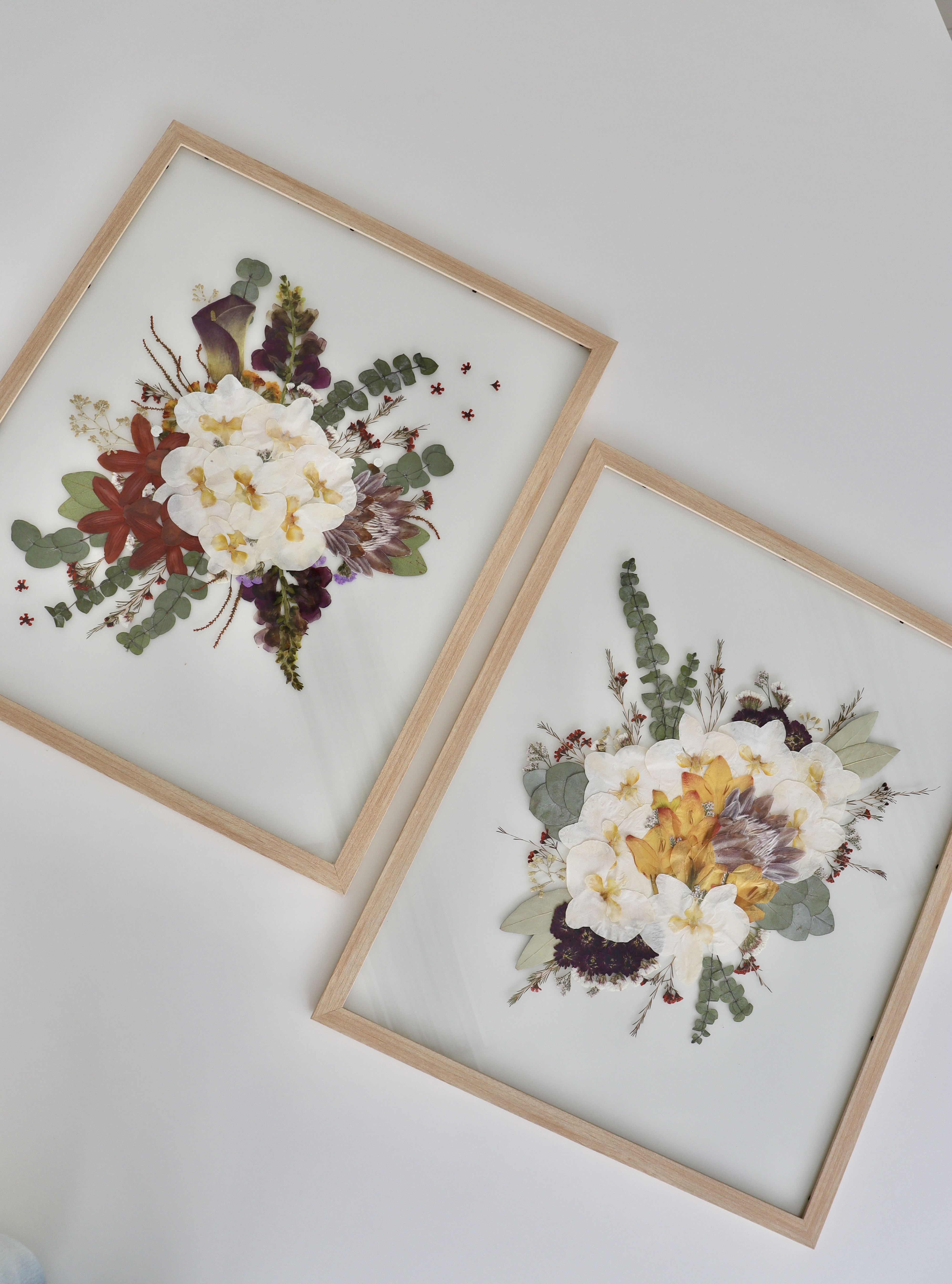 Combinação 2 ou 3 quadros 45x60cm