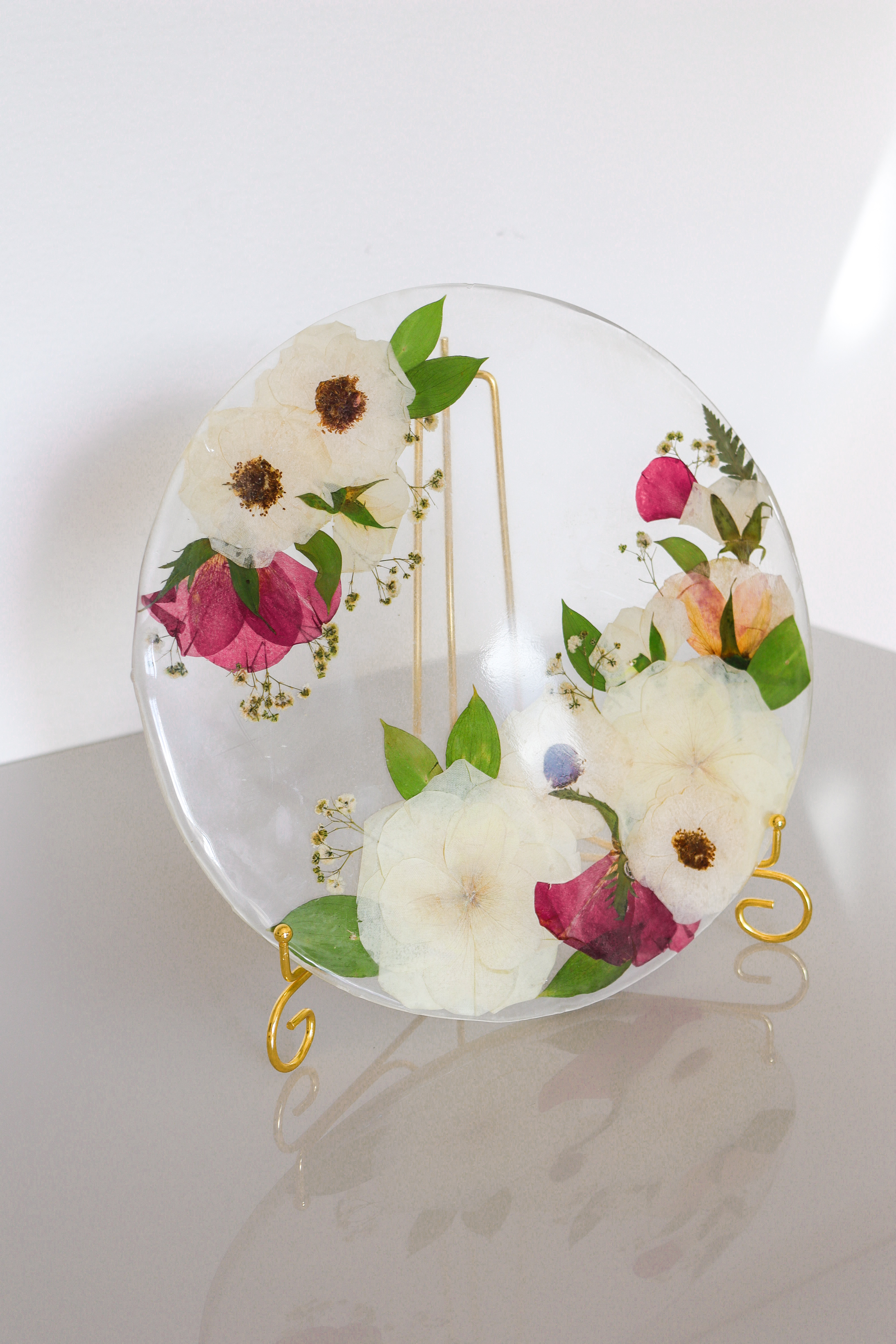 Quadro de mesa em resina 30cm