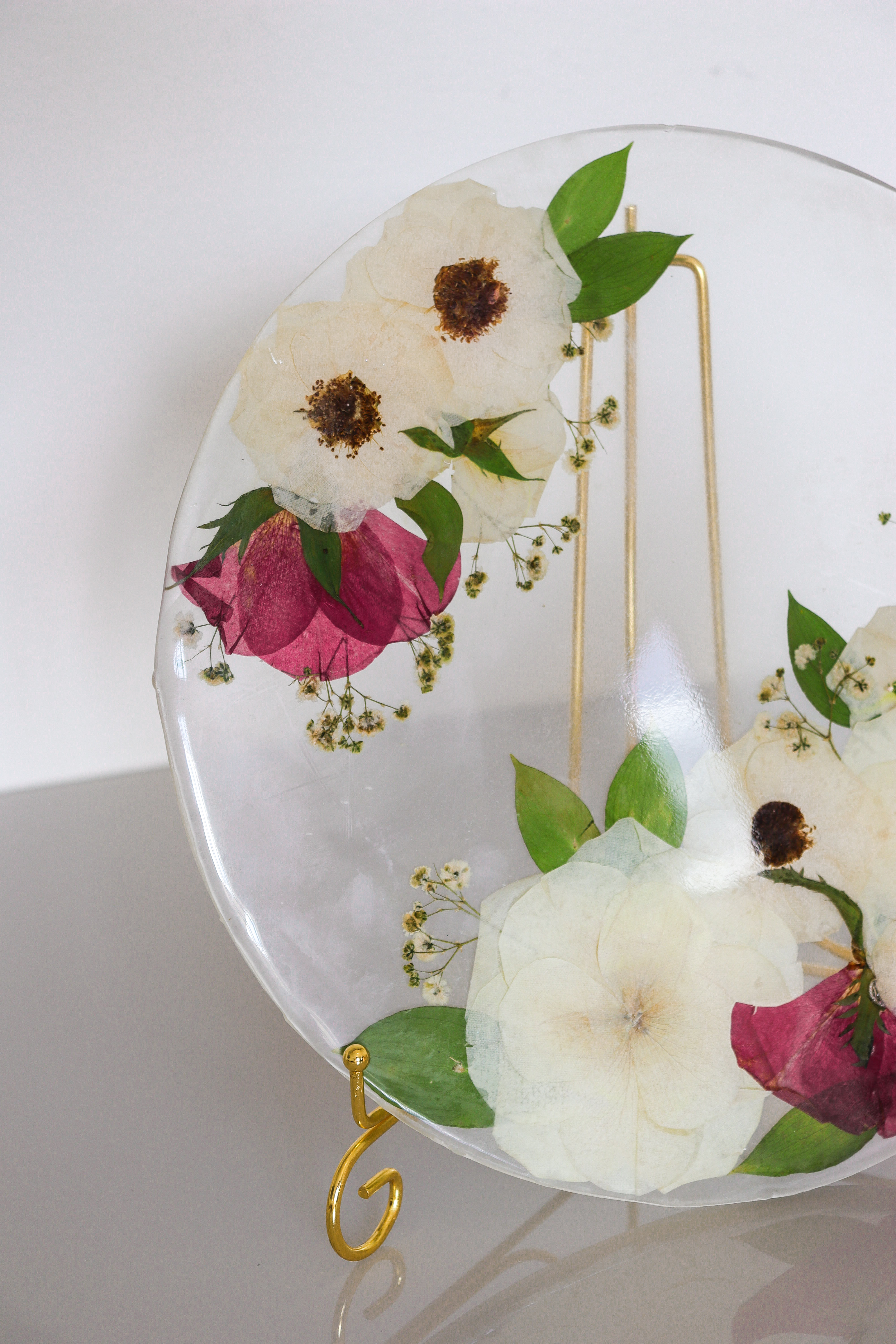 Quadro de mesa em resina 30cm