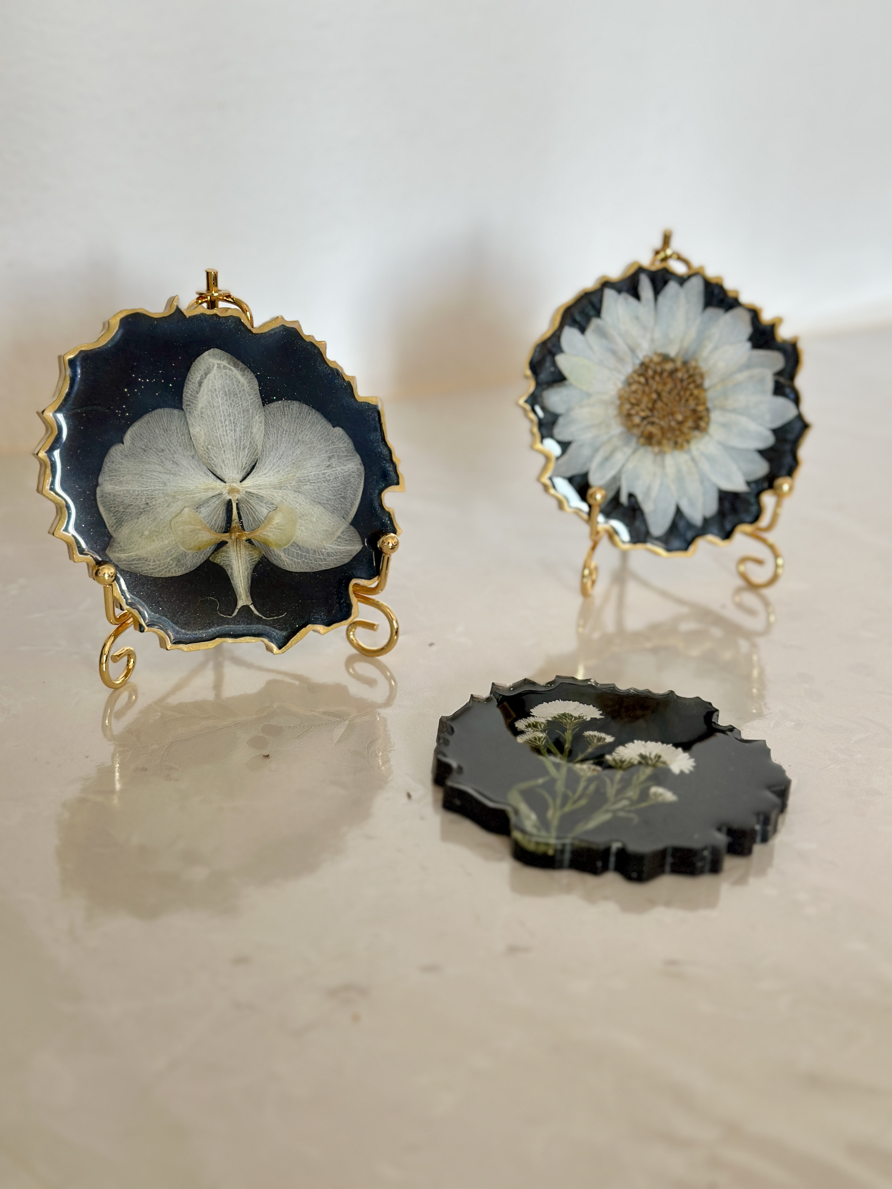 Quadro de mesa em resina P (apenas como item complementar)