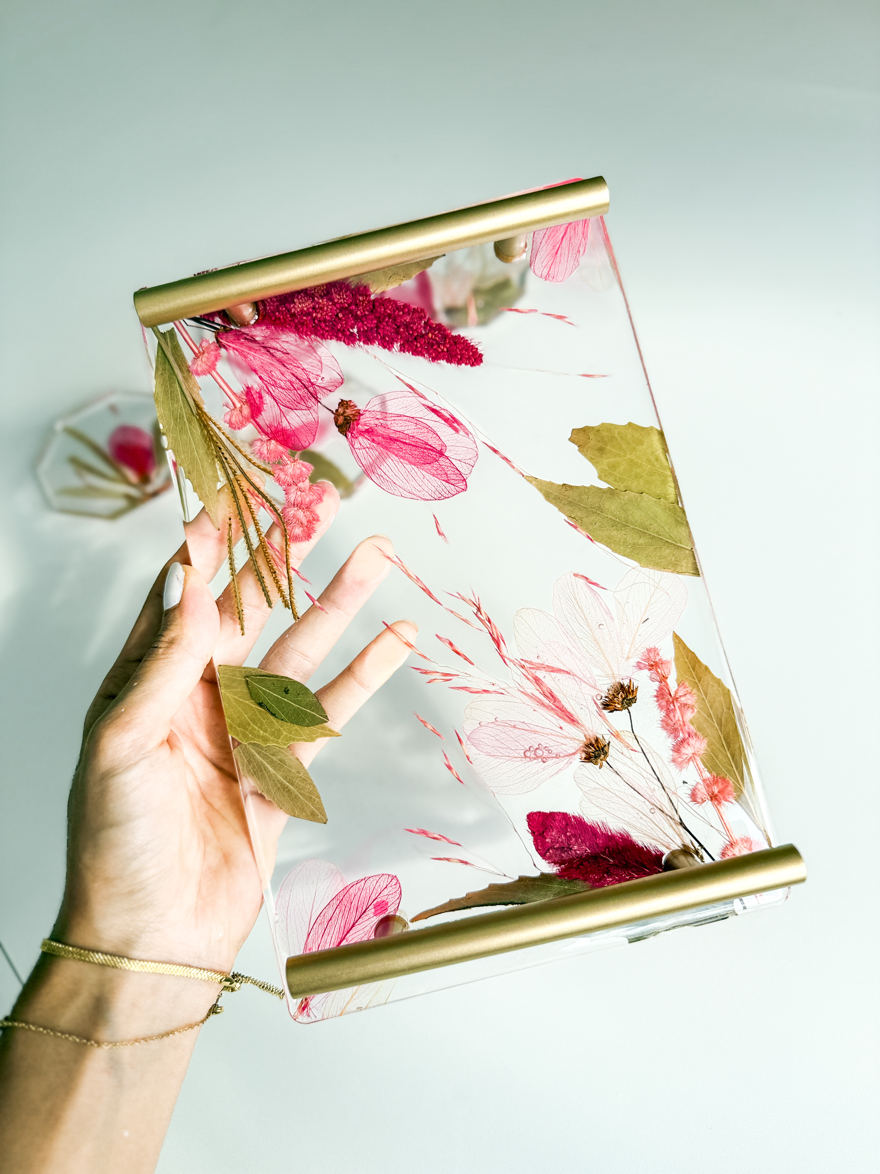 Bandeja borda reta 30x 20cm