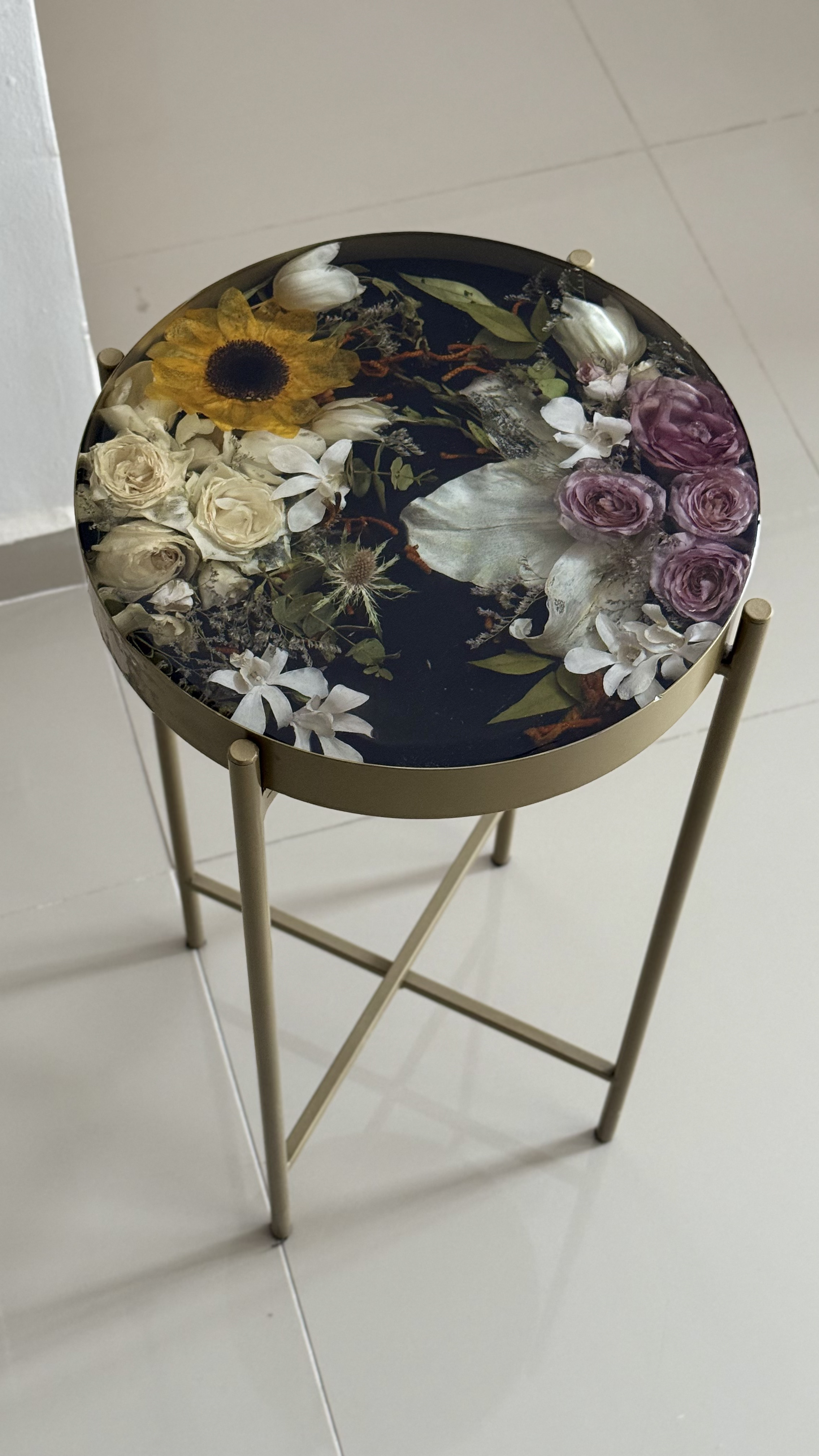 Eternização em mesa de apoio