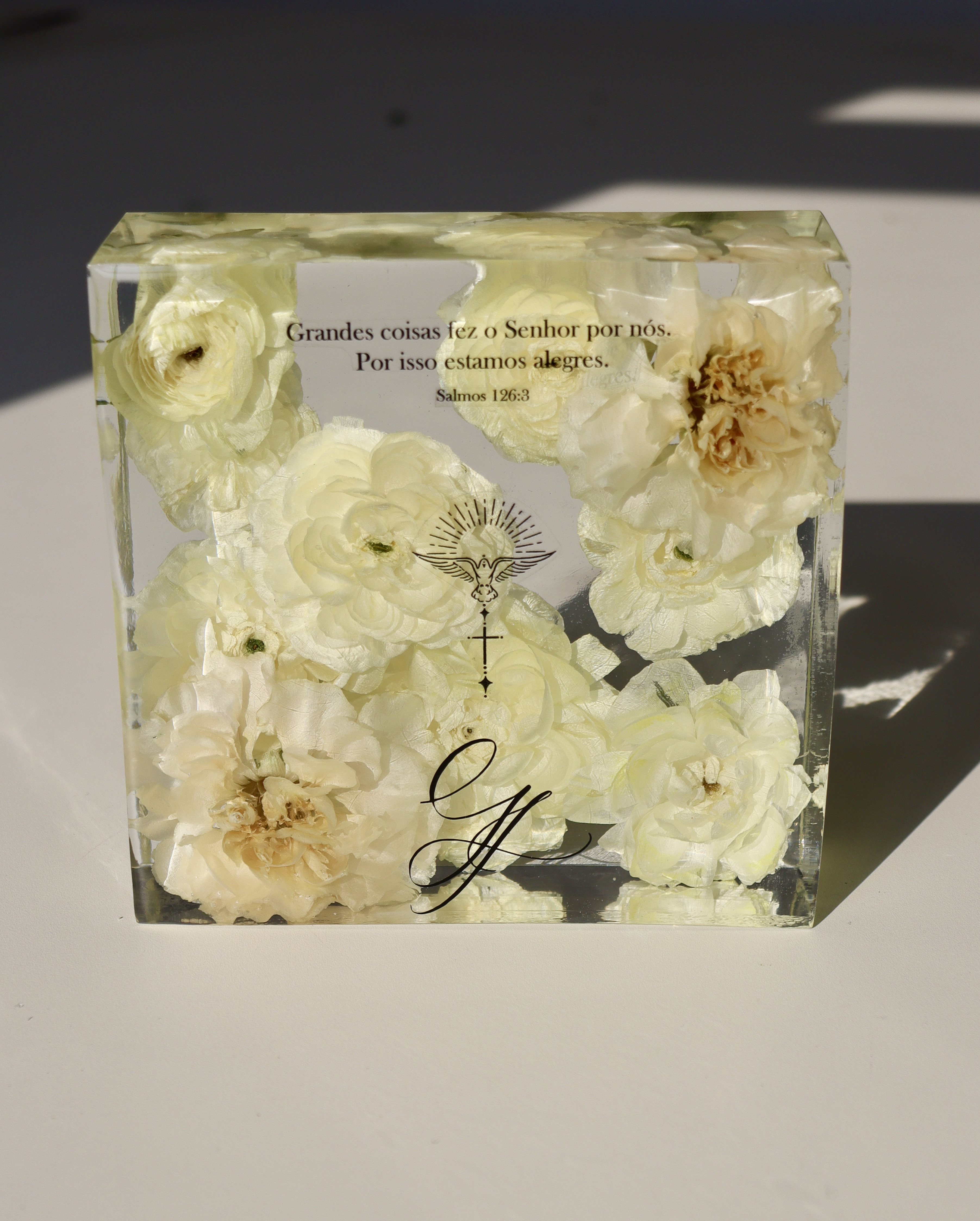 Eternização formato quadrado