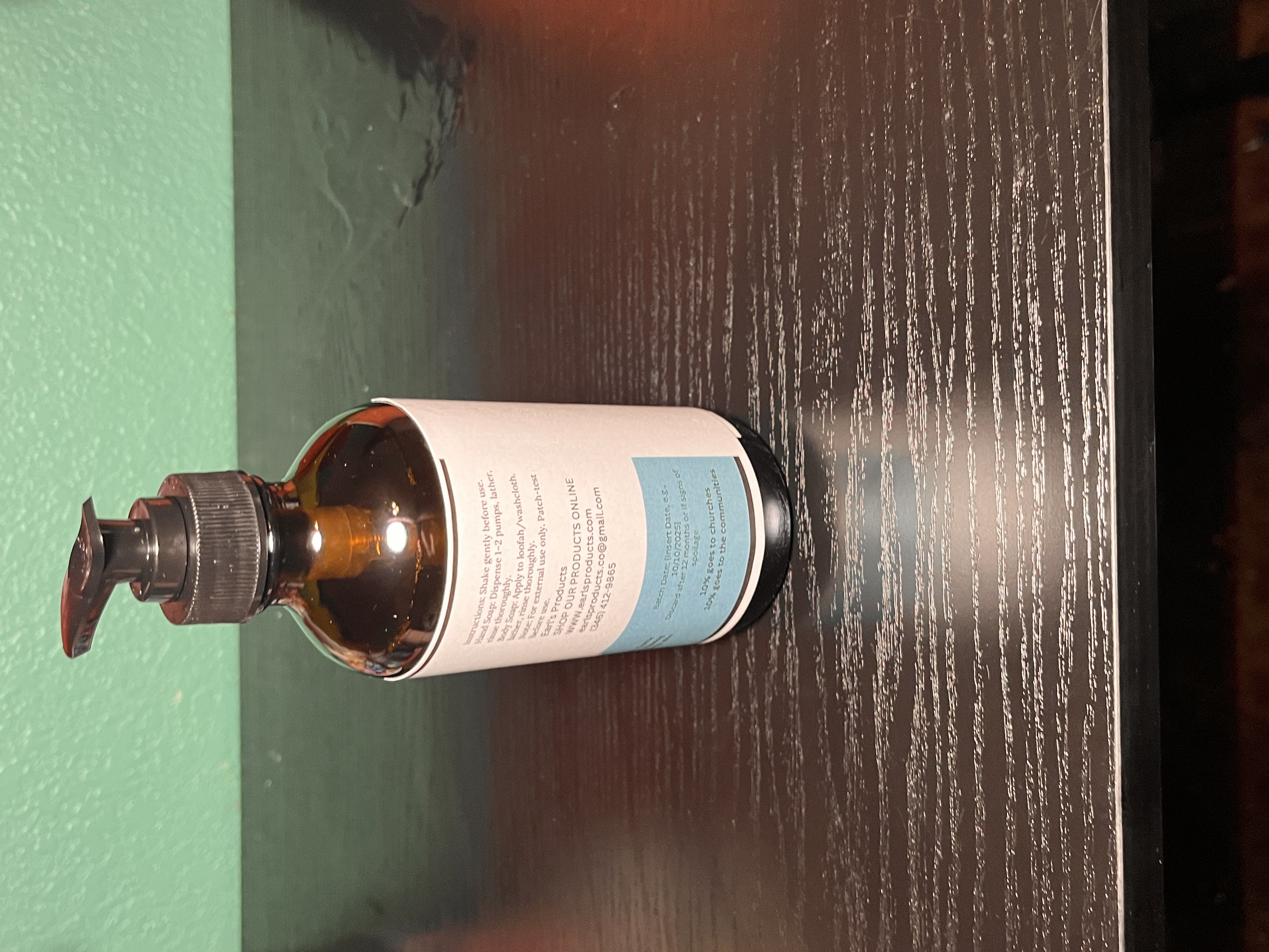 Unscented liquid soap