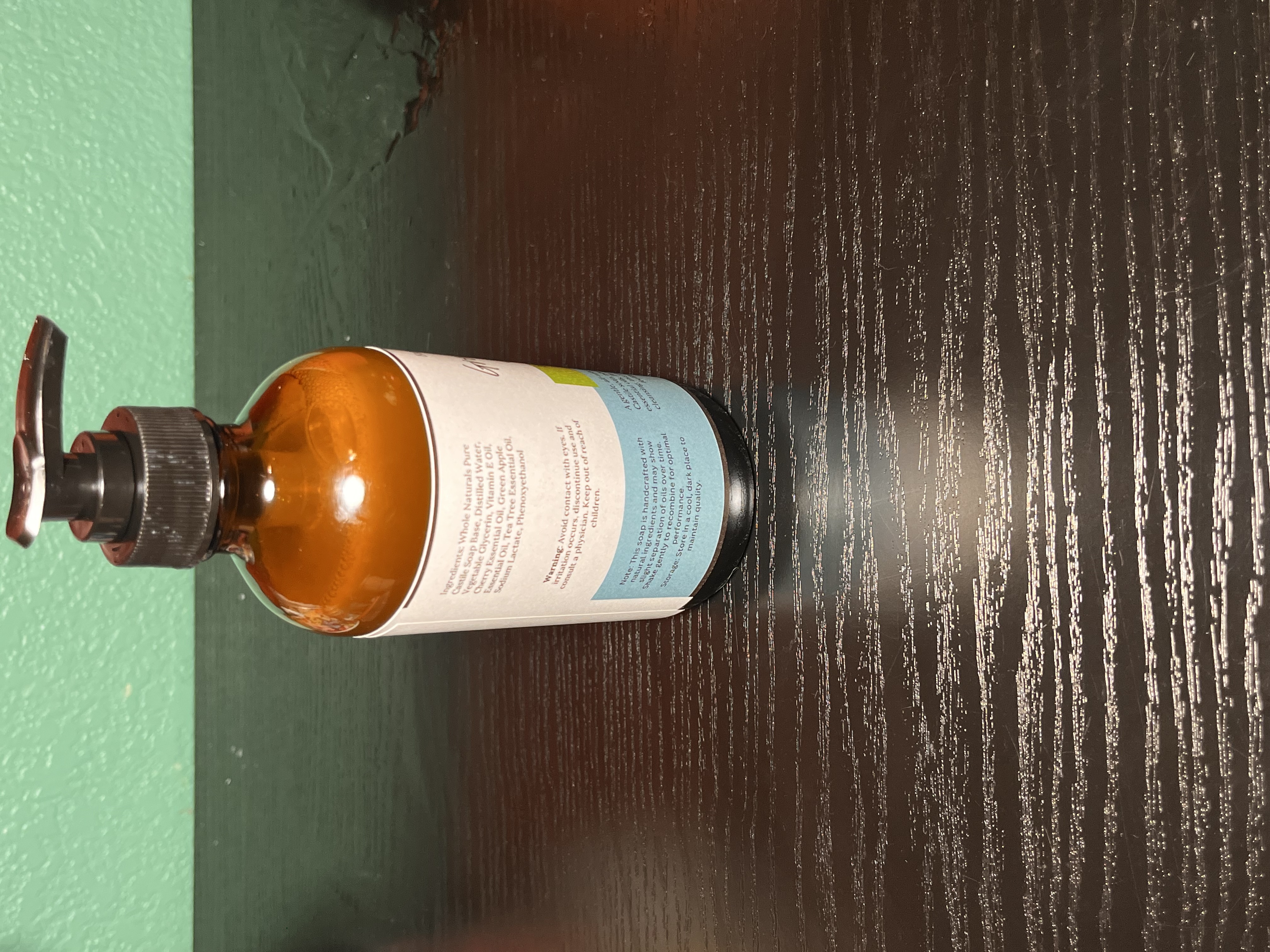 Green Ruby Glow liquid soap