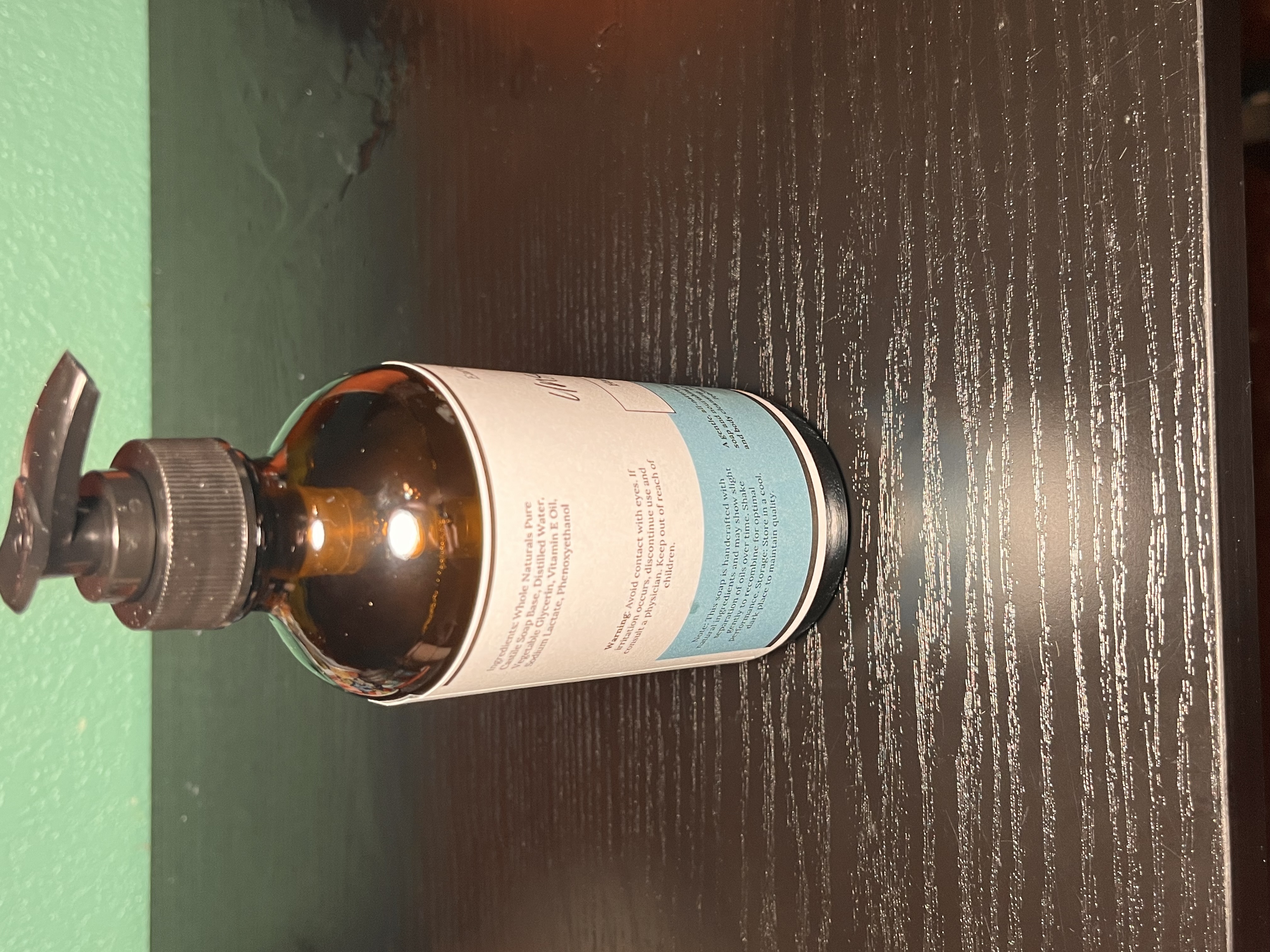 Unscented liquid soap