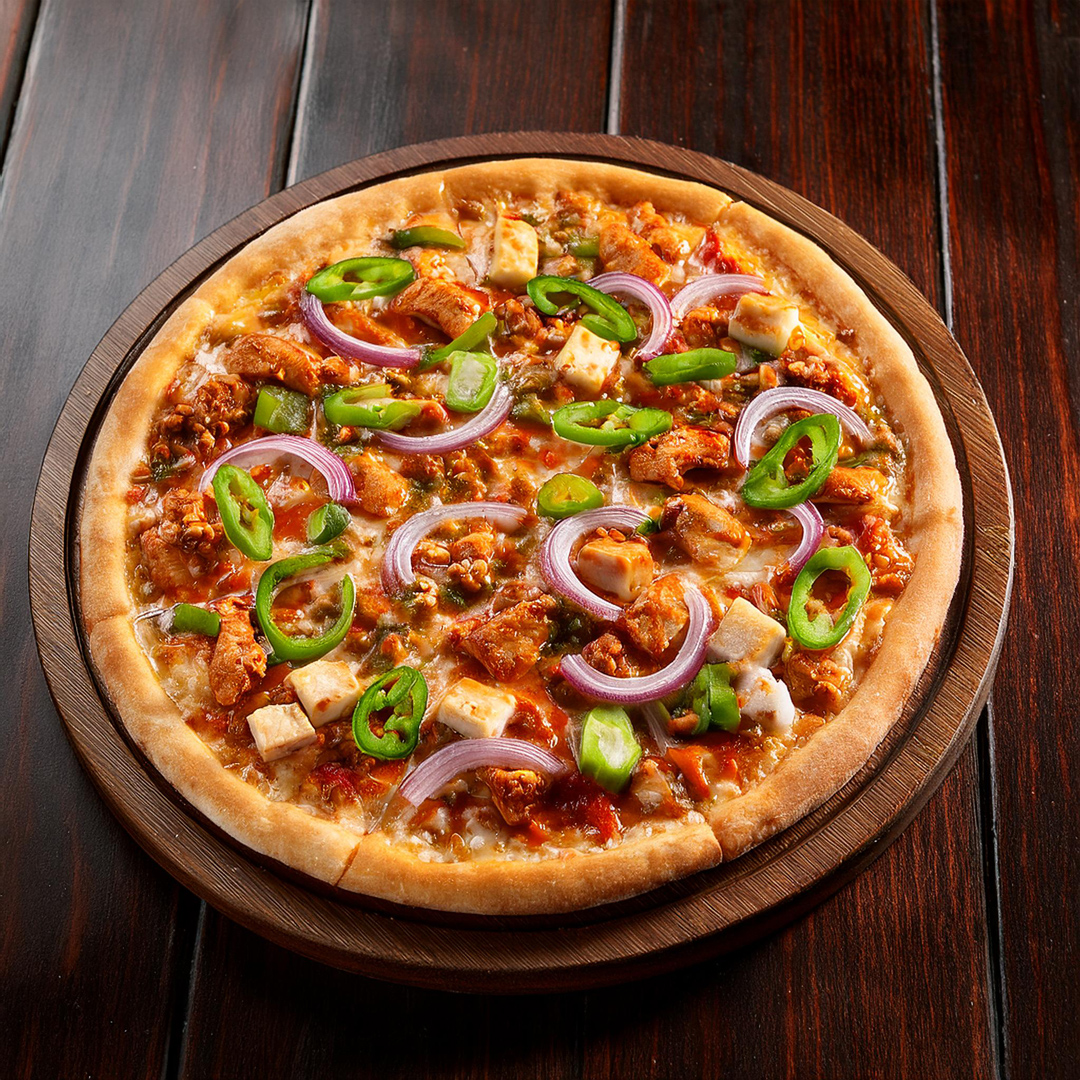 Mini Teriyaki Style Paneer Pizza