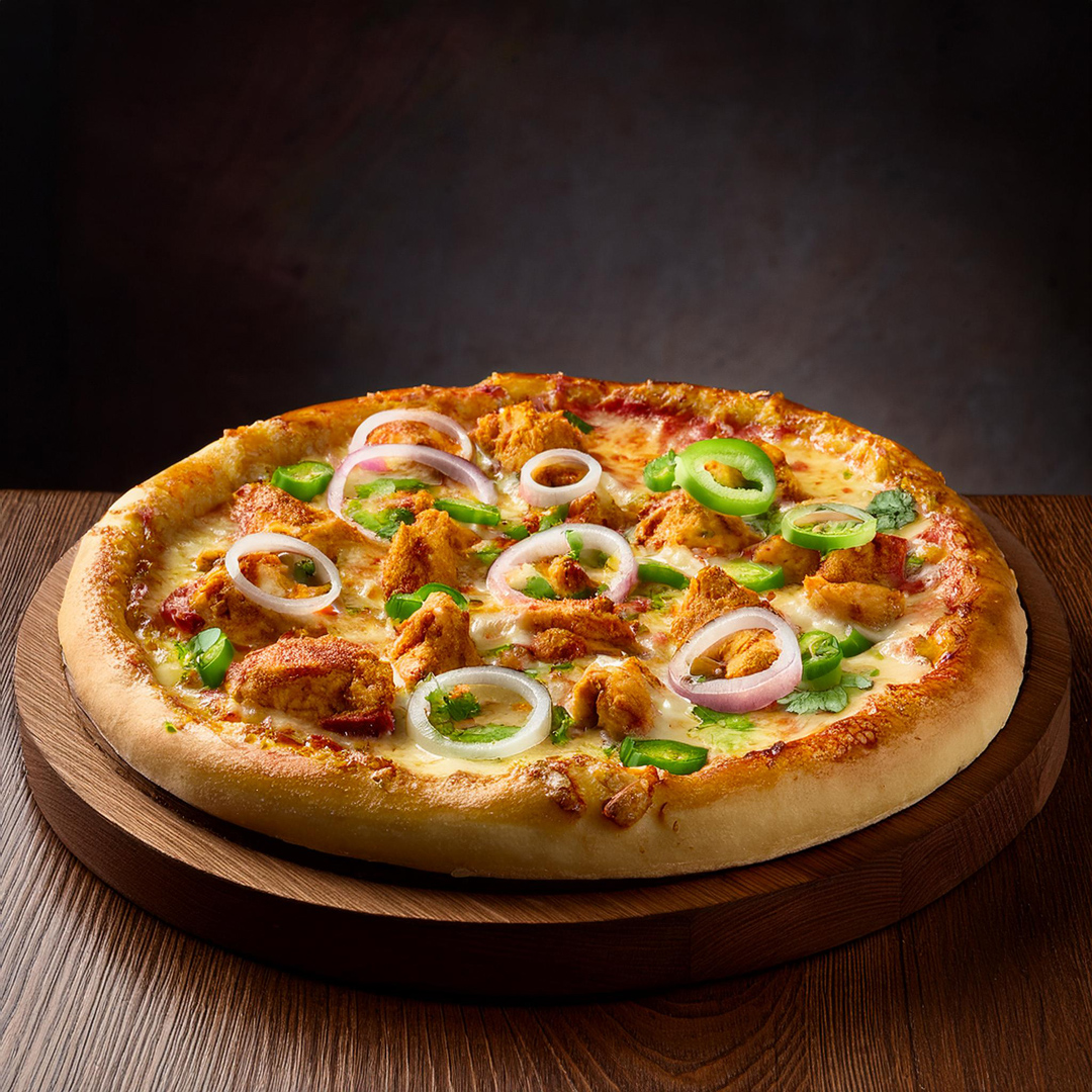 Mini Chicken 65 Pizza
