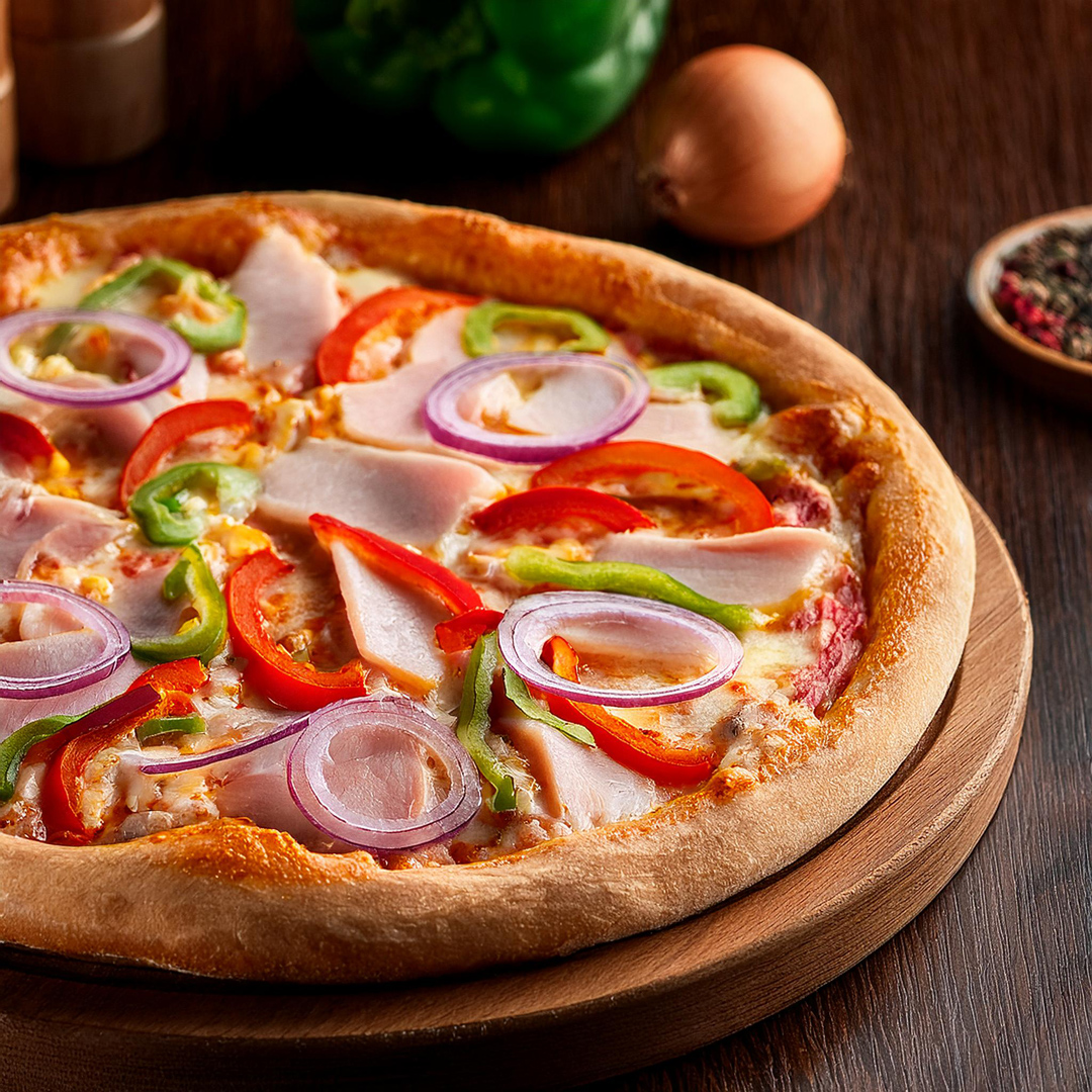 Mini Chicken Ham Pizza