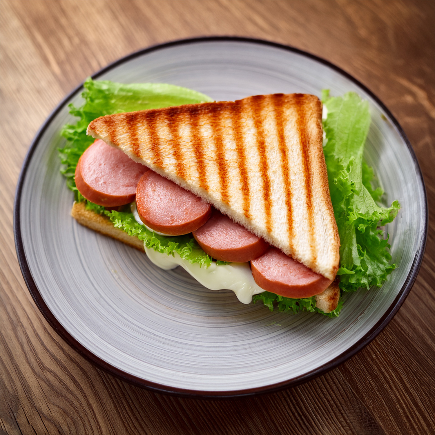 Pork Sausage Sandwich