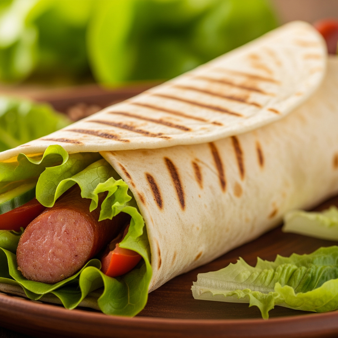 Pork Sausage Wrap