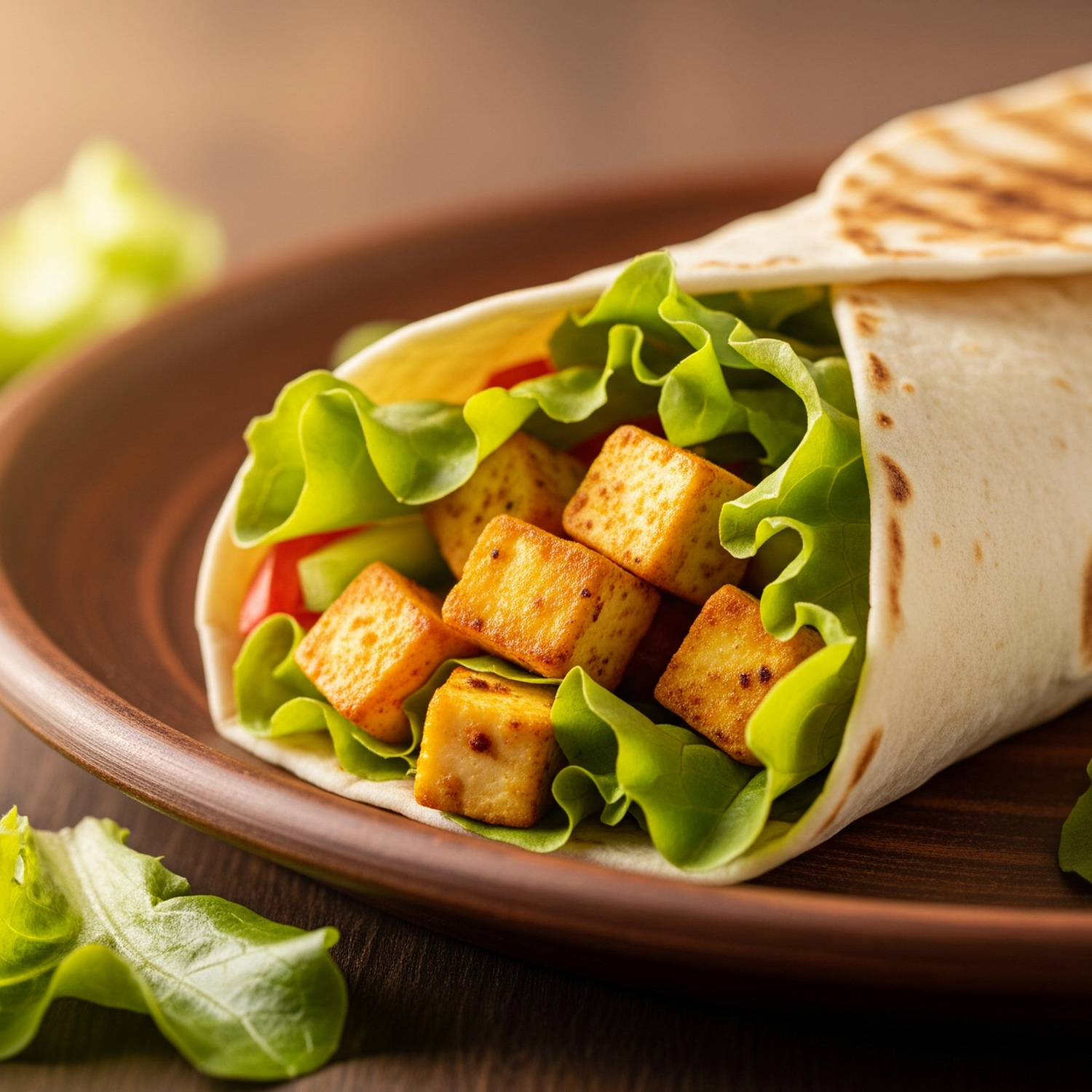 Piri Piri Paneer Wrap