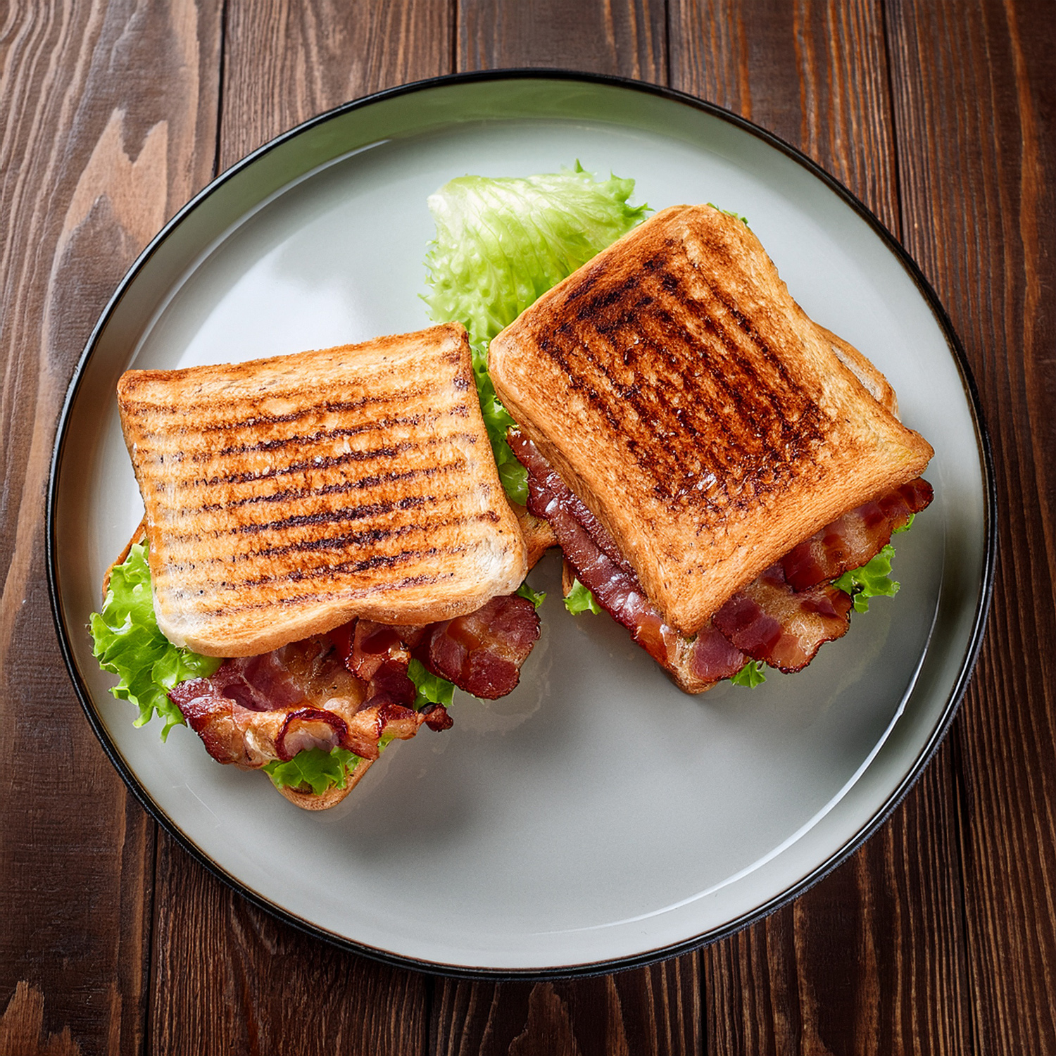 Pork Bacon Sandwich