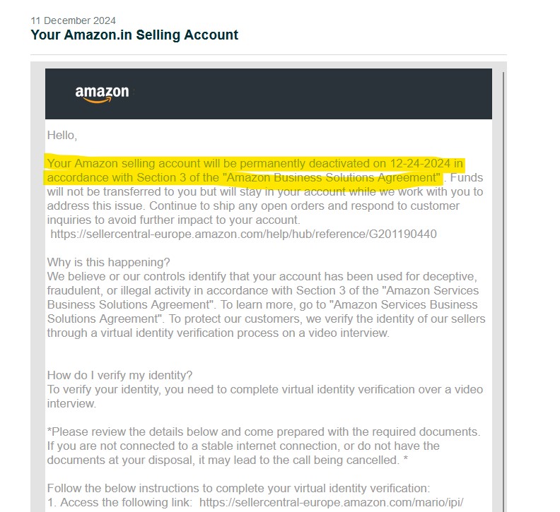 Amazon Account Verification Issue Resolution | Expert Support for Sellers