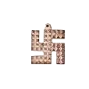 2 Lines Swastik Pyramid (Copper / Brass)