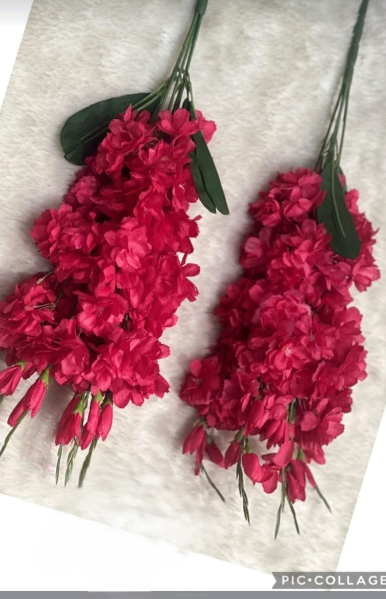 Artificial Red Flower Garland