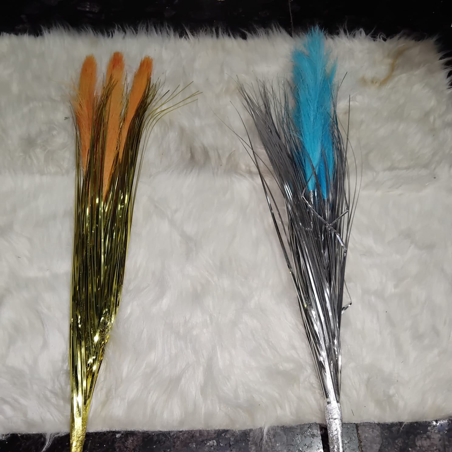 Colorful Feather Decorative Sticks