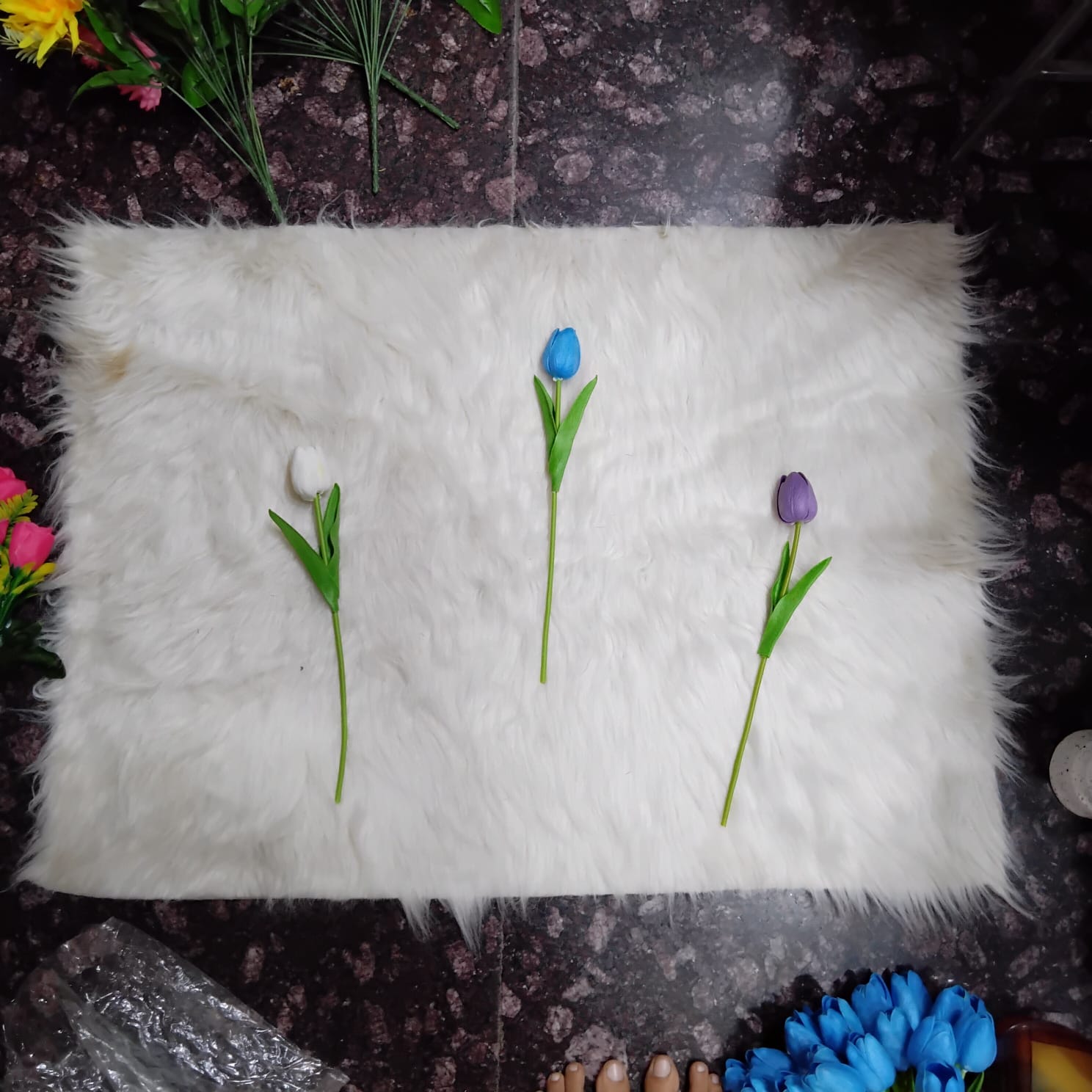 Artificial Flowers Set