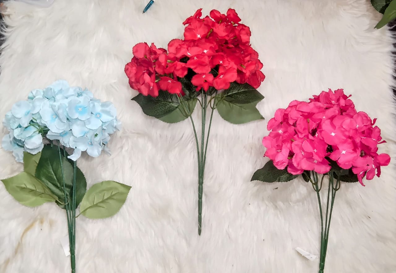 Artificial Hydrangea Flower Bouquets