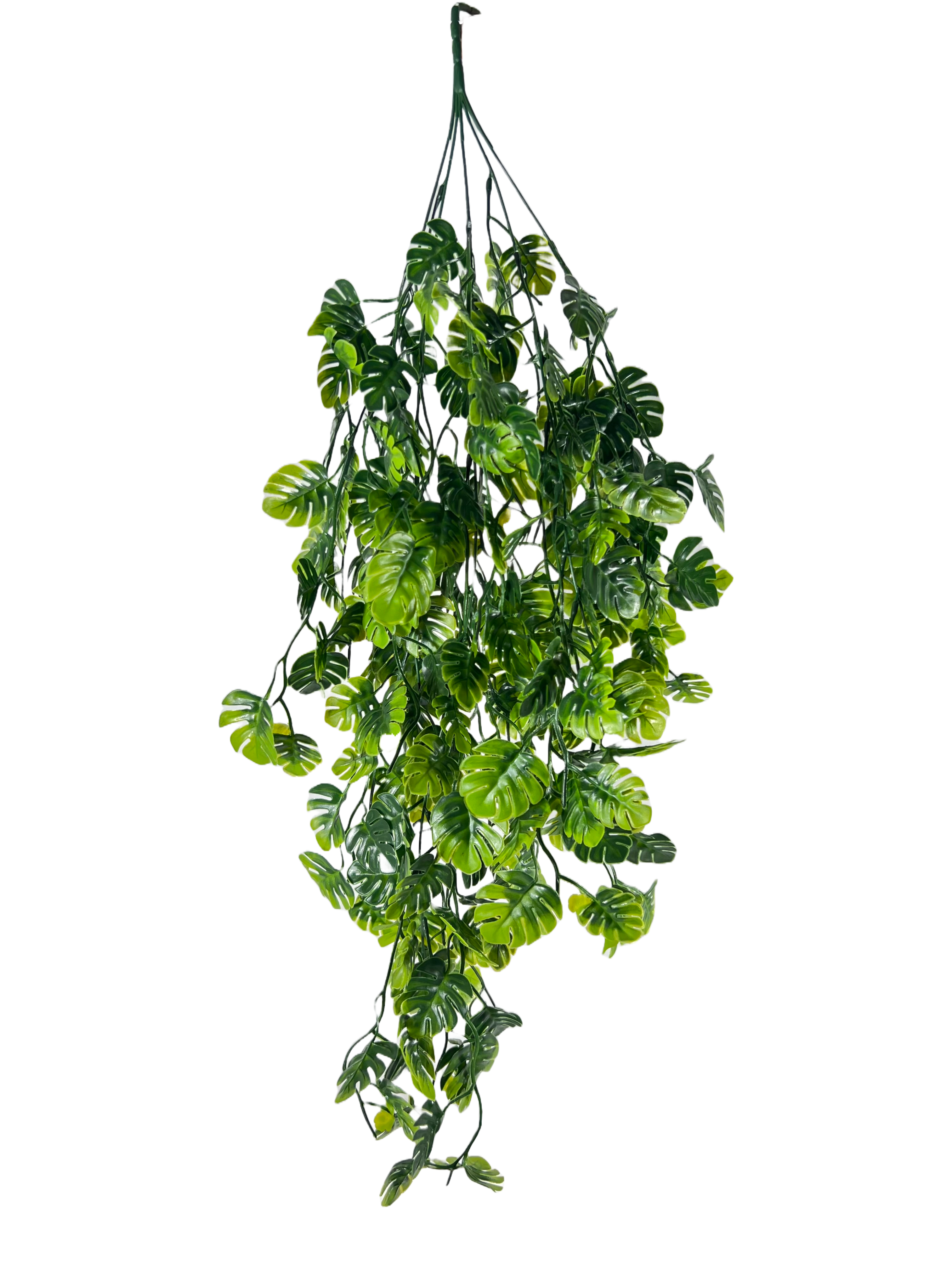 The Green Gallery Artificial Hanging Plants – Assorted Leaf Vines for Wall & Balcony Decor | Set of 8 Styles | 85–100 cm