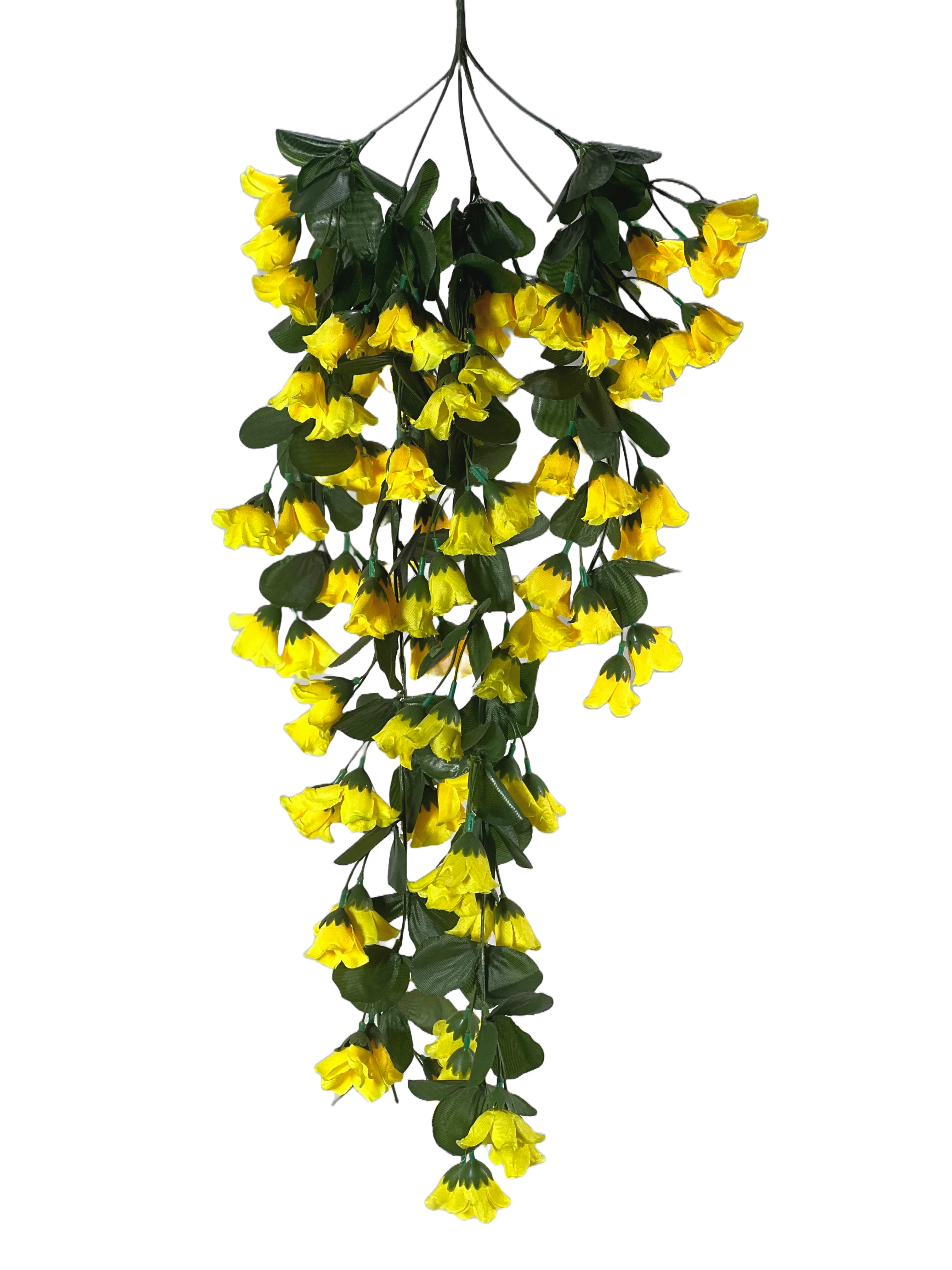 The Green Gallery Artificial Hanging Bell Flower Vine – 110 cm Decorative Floral Garland for Wall & Balcony Decor | 4 Color Variants