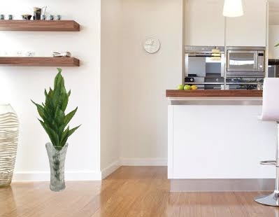 The Green Gallery Artificial Snake Plant Bunch – 70cm Tall Faux Leaf Stem for Home & Office Décor (2 Variants)  