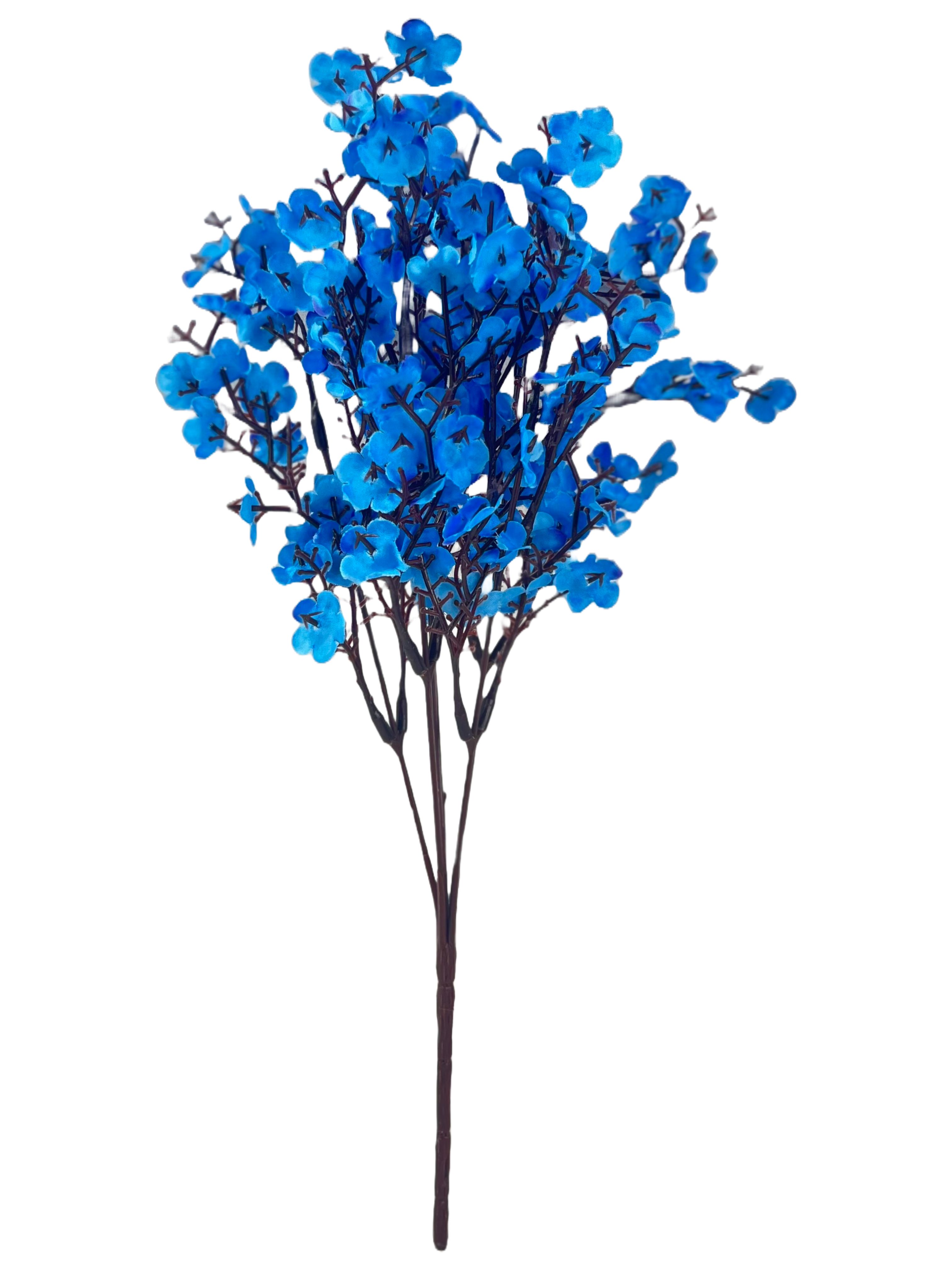 The Green Gallery Artificial Small Blossom Bunch Stick – 35cm Floral Accent for Vases & DIY Arrangements | 6 Color Variants