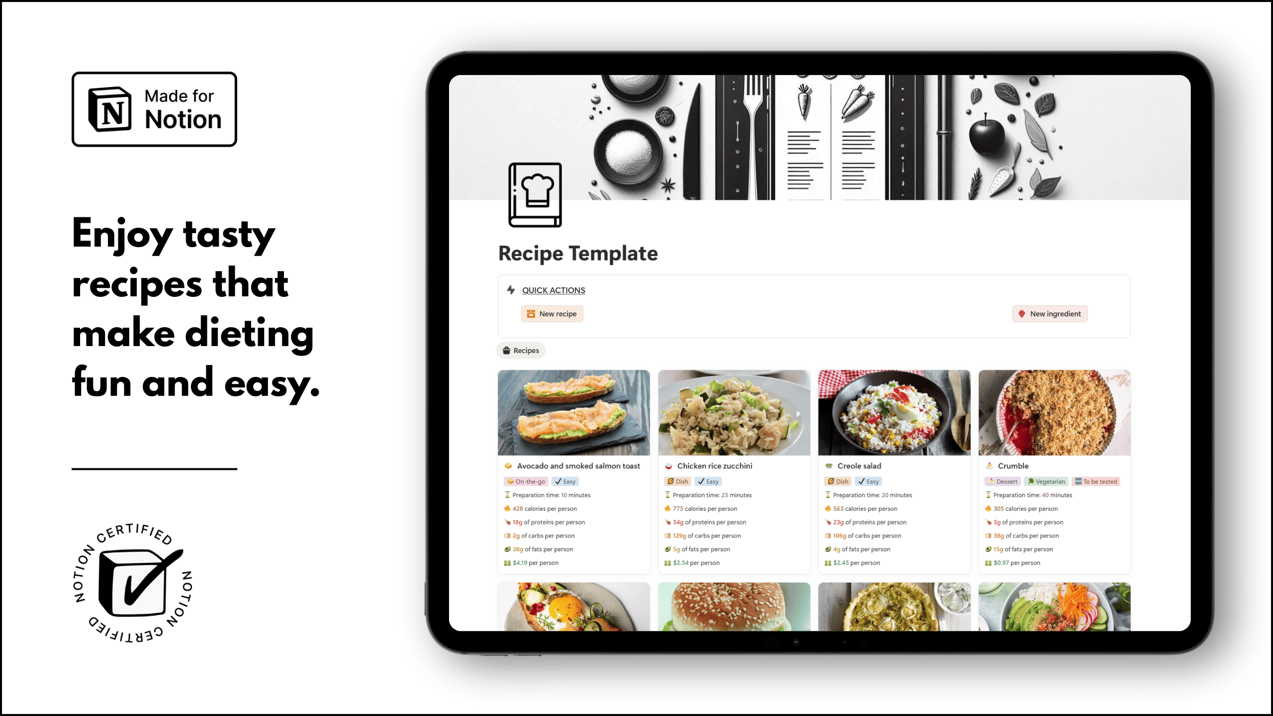 Notion Recipe Template
