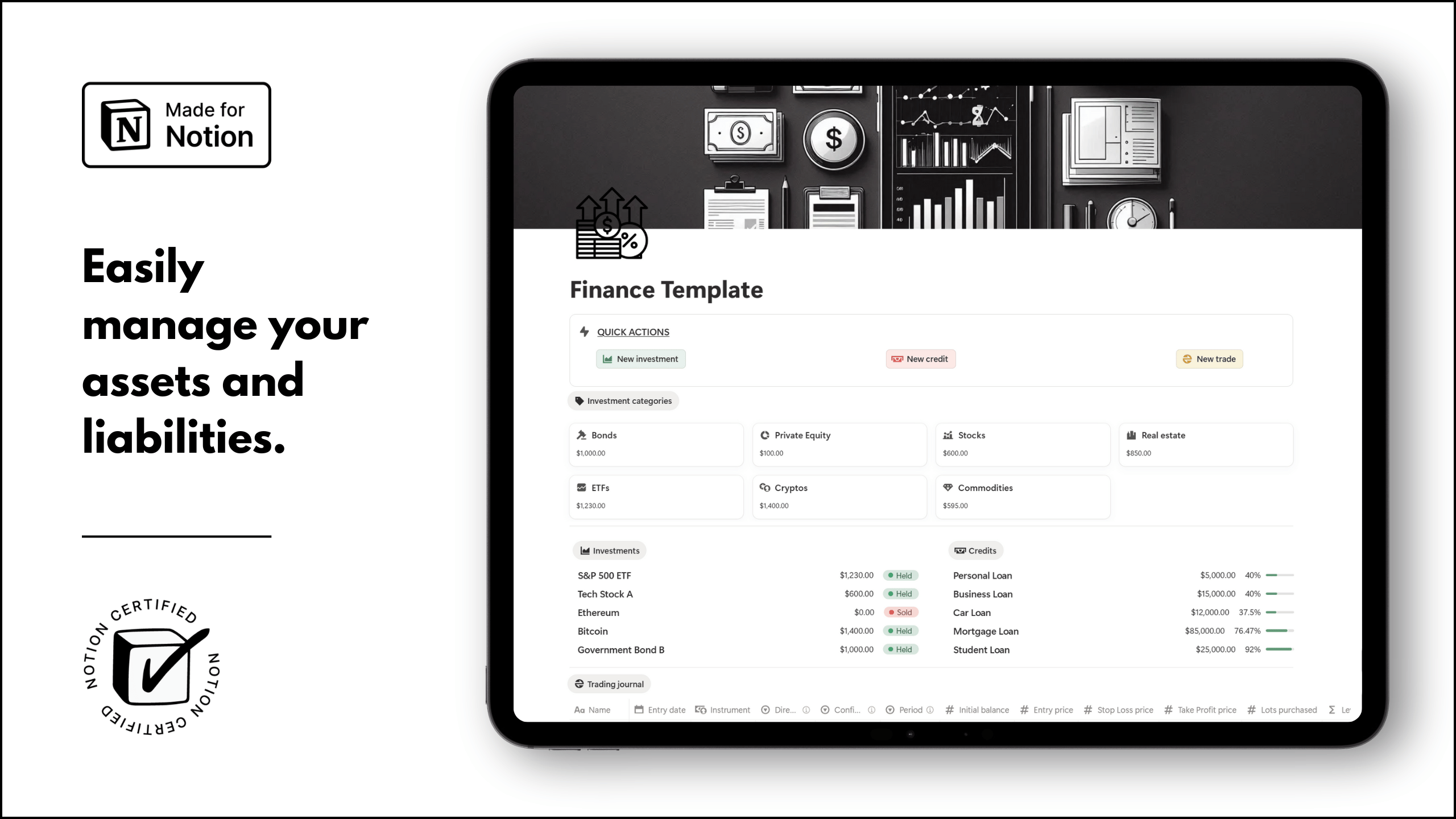 Notion Finance Template