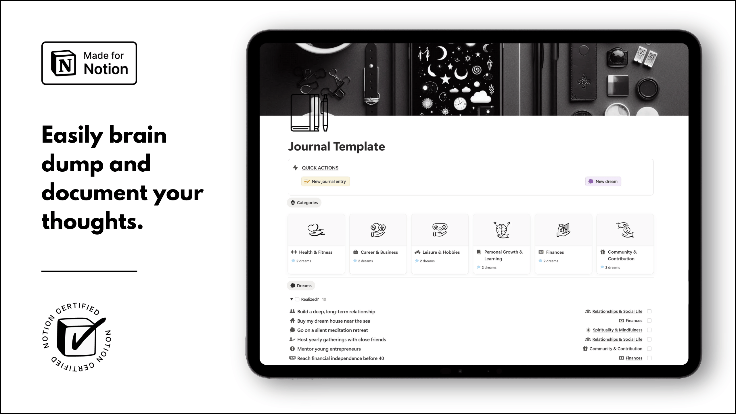 Notion Journal Template