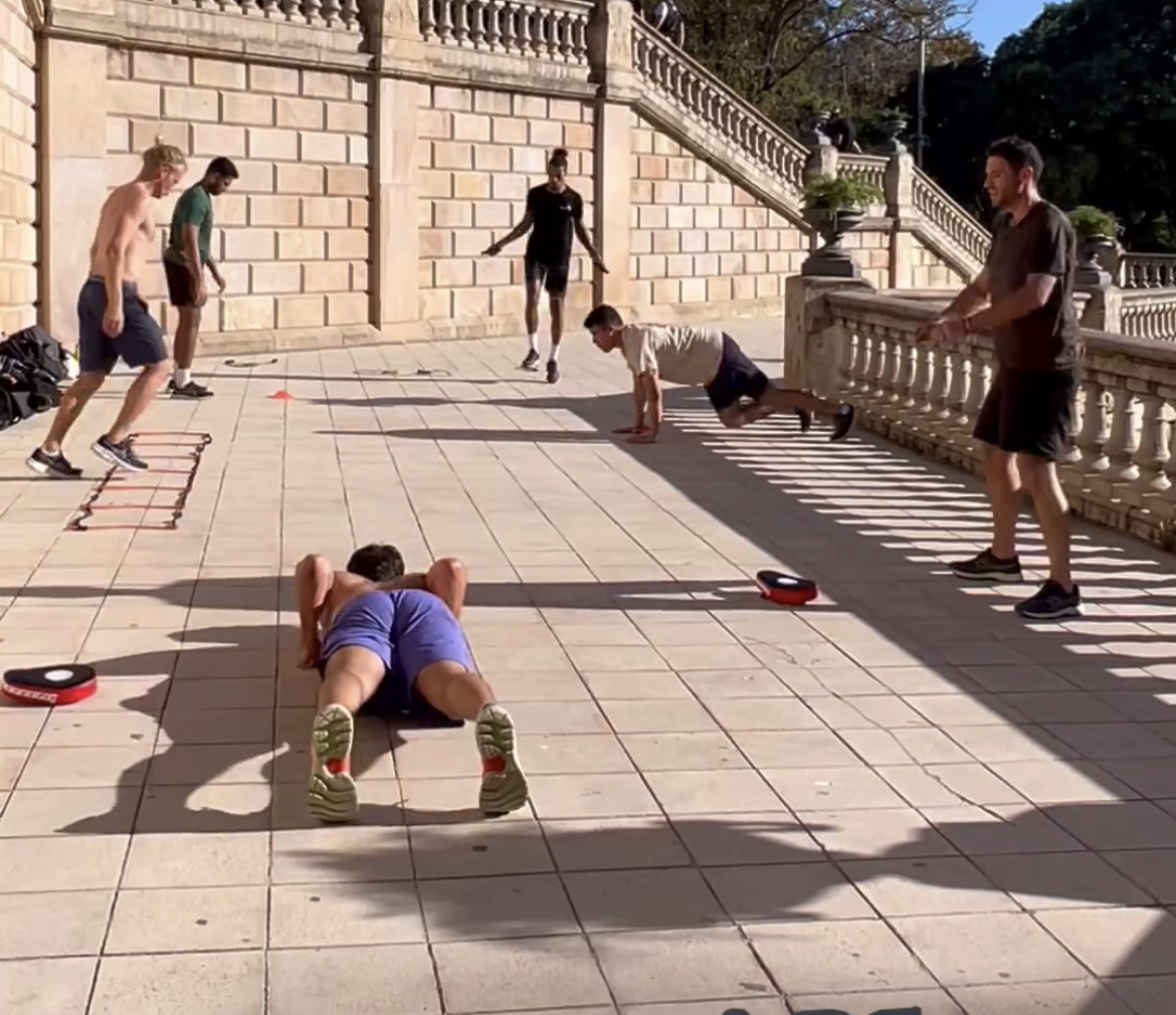Outdoor Group Fitness Class