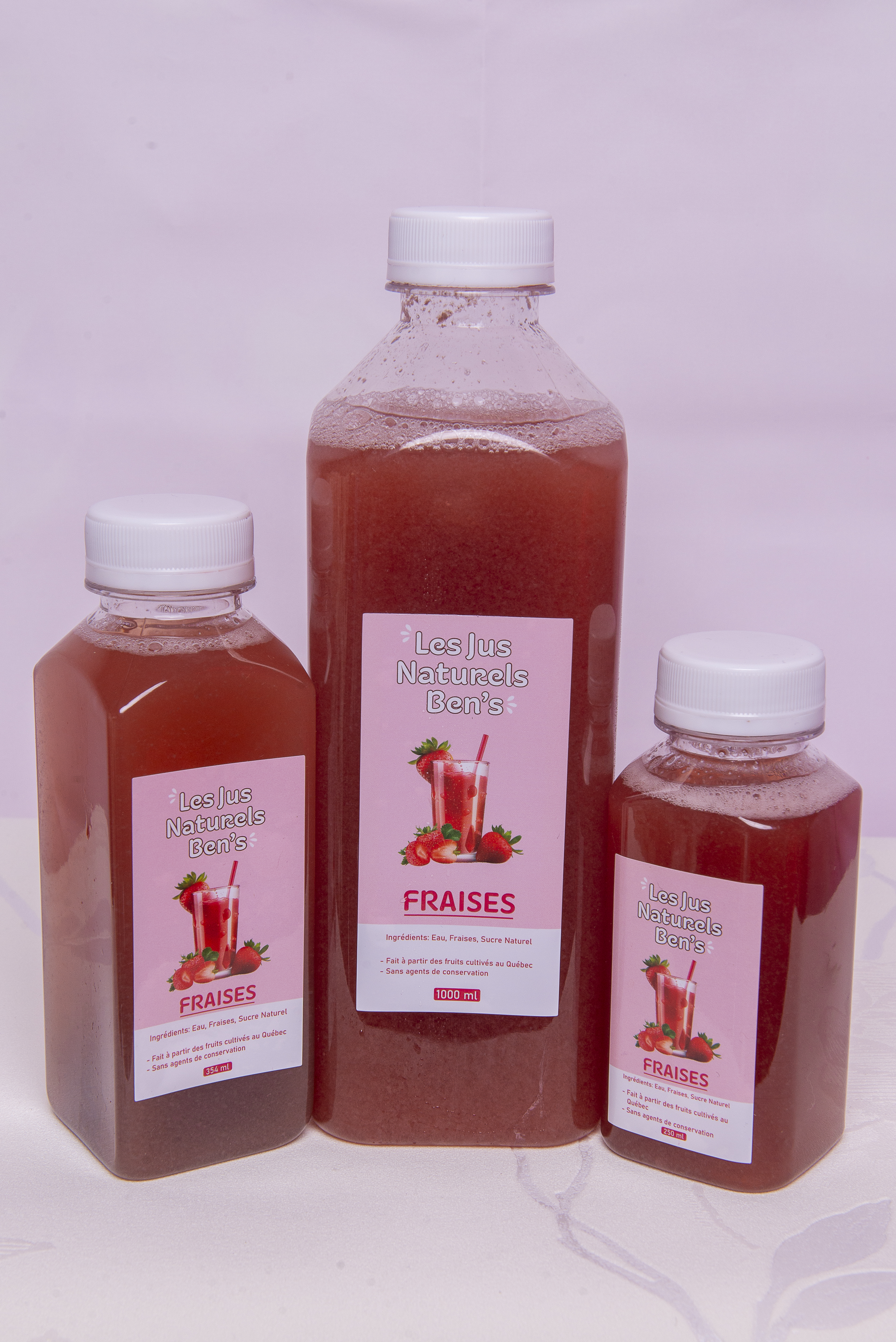 Jus de fraises - 1L