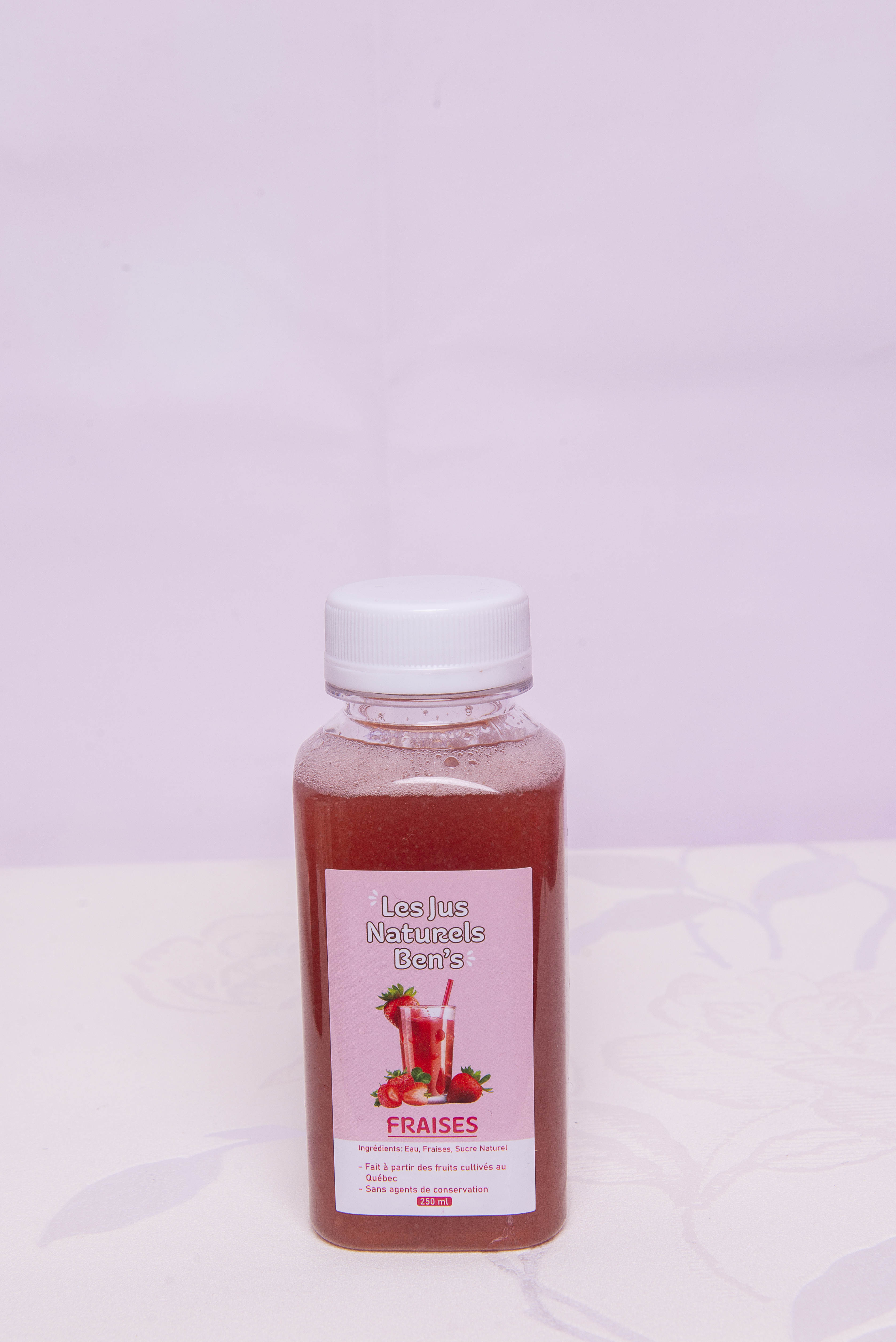 Jus de fraises - 250 ml