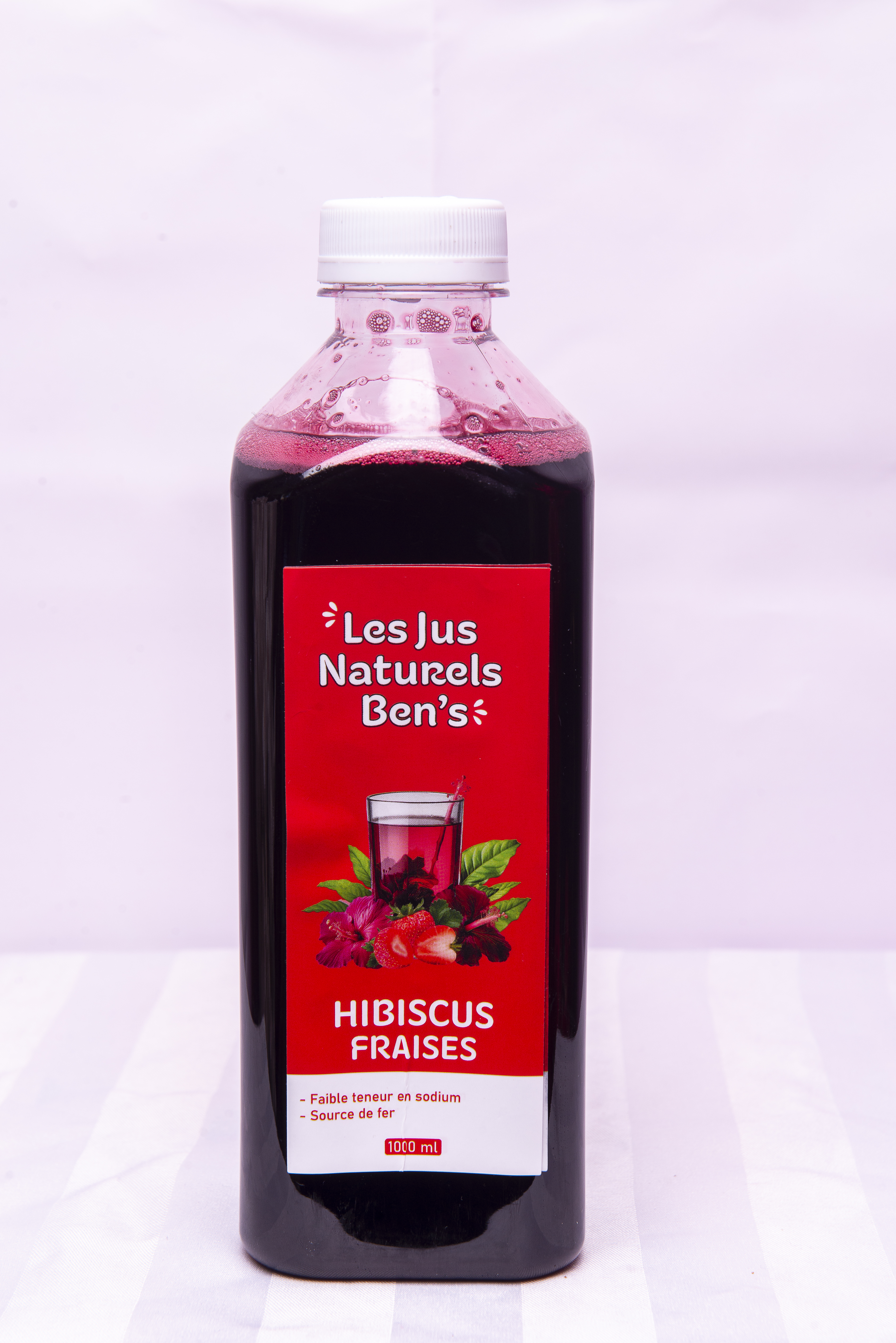 Jus hibiscus-fraises -1 L