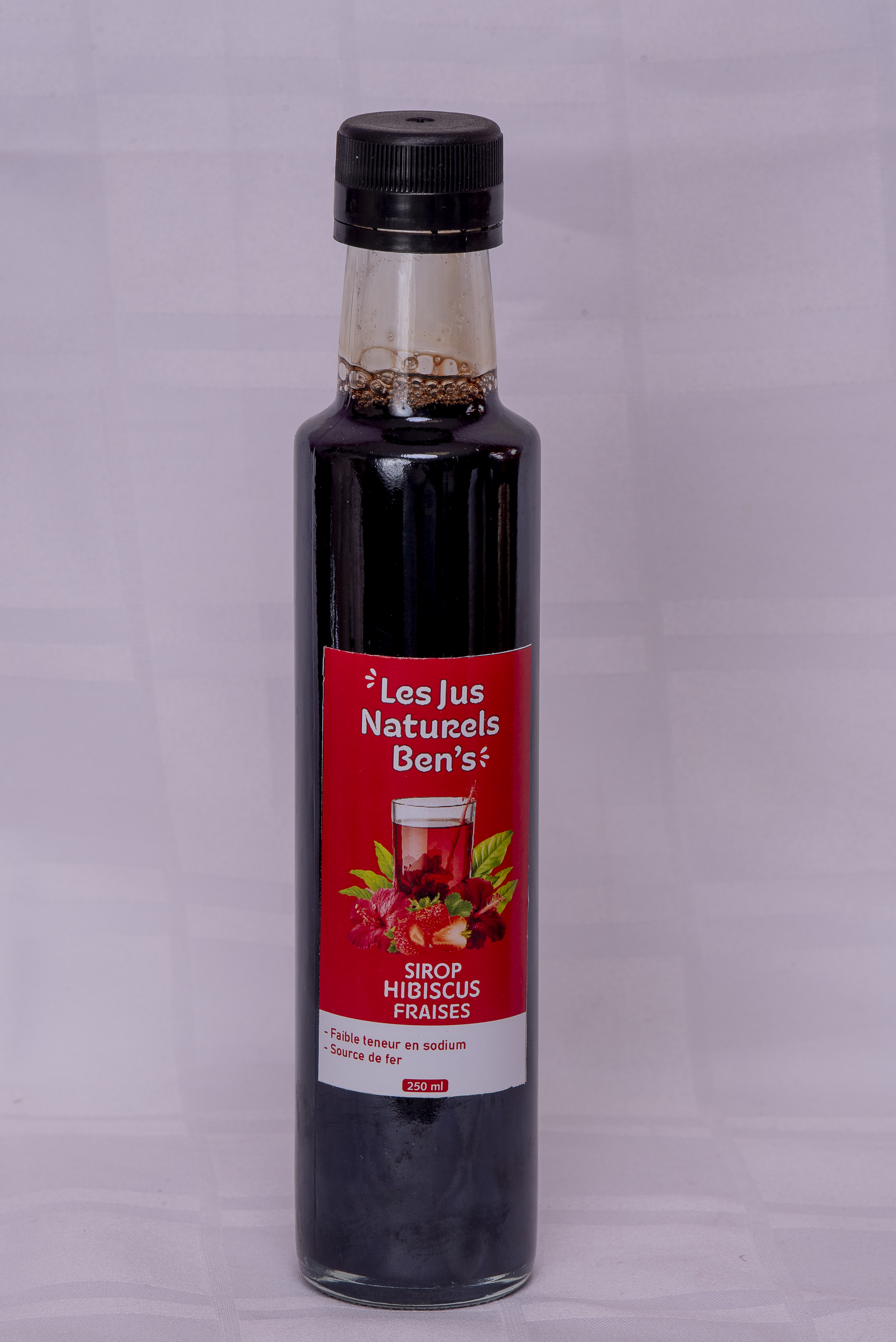 Sirop Hibiscus-Fraises