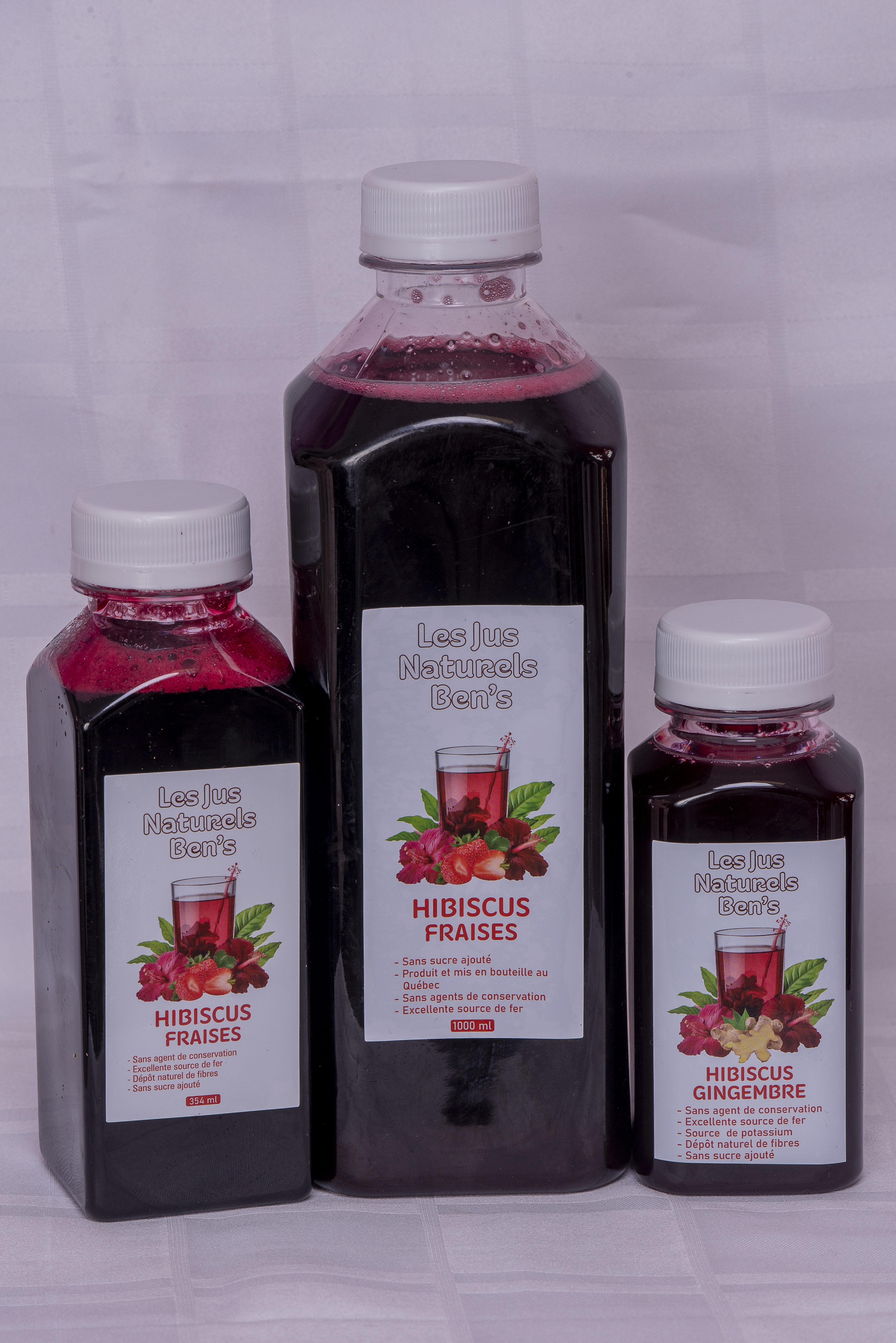 Jus de Hibiscus-Fraises - Trio