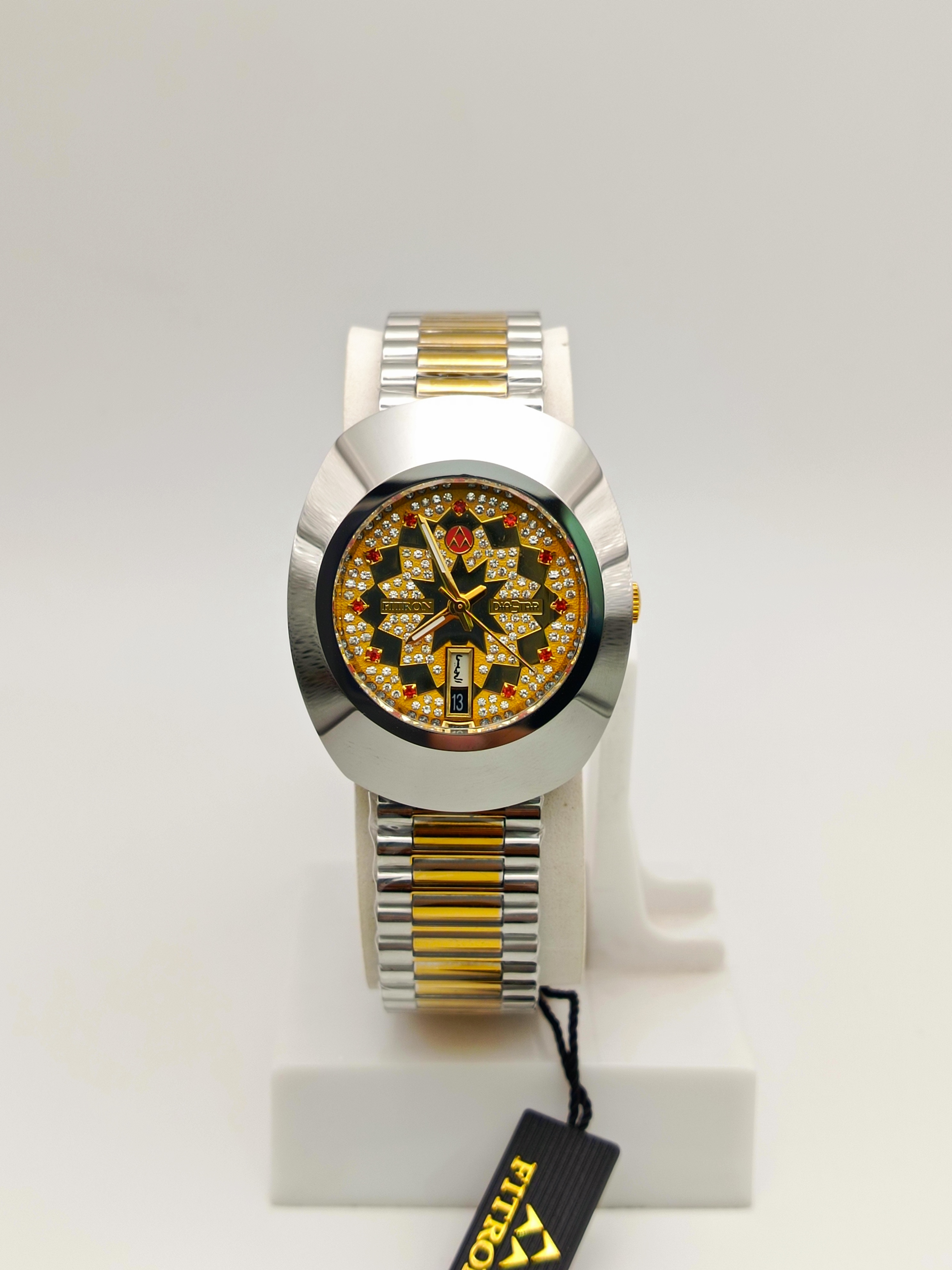 FITRON AUTOMATIC Luxury Silver and Gold Wristwatch